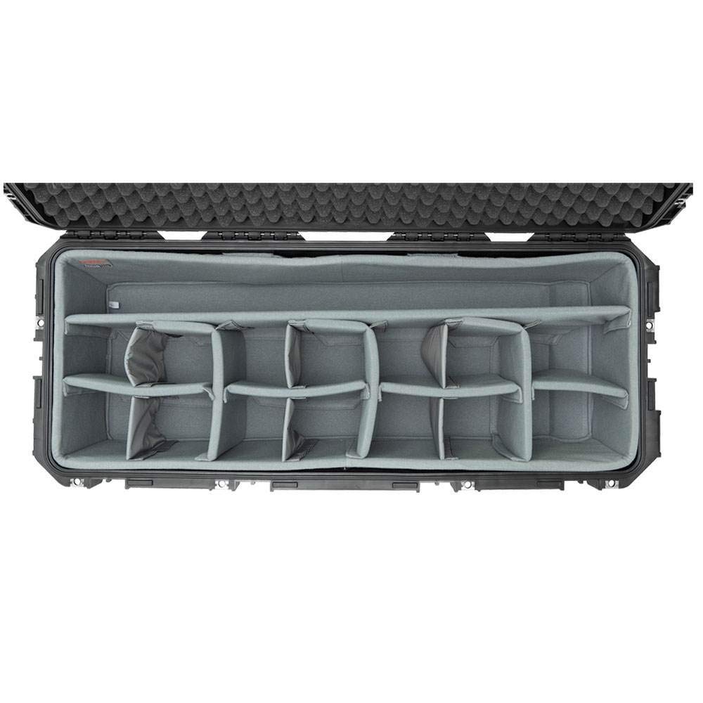 SKB iSeries Waterproof Hard Case Ultimate Camera Equipment and Gear Protection with Think Tank Dividers and Nylex Foam Insert, Black