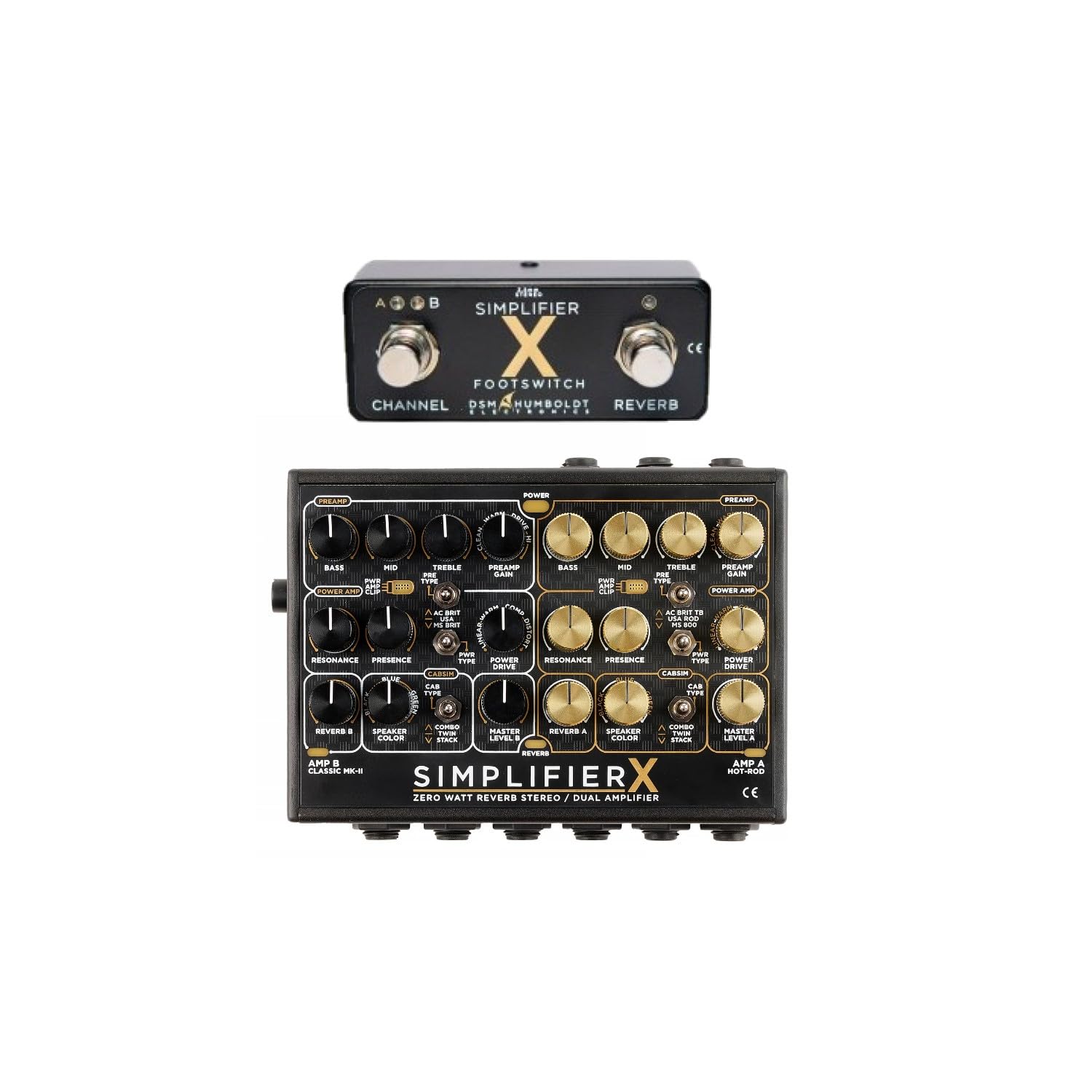 DSM & Humboldt Electronics Simplifier X Zero Watt Stereo Guitar Preamp CabSim-L8