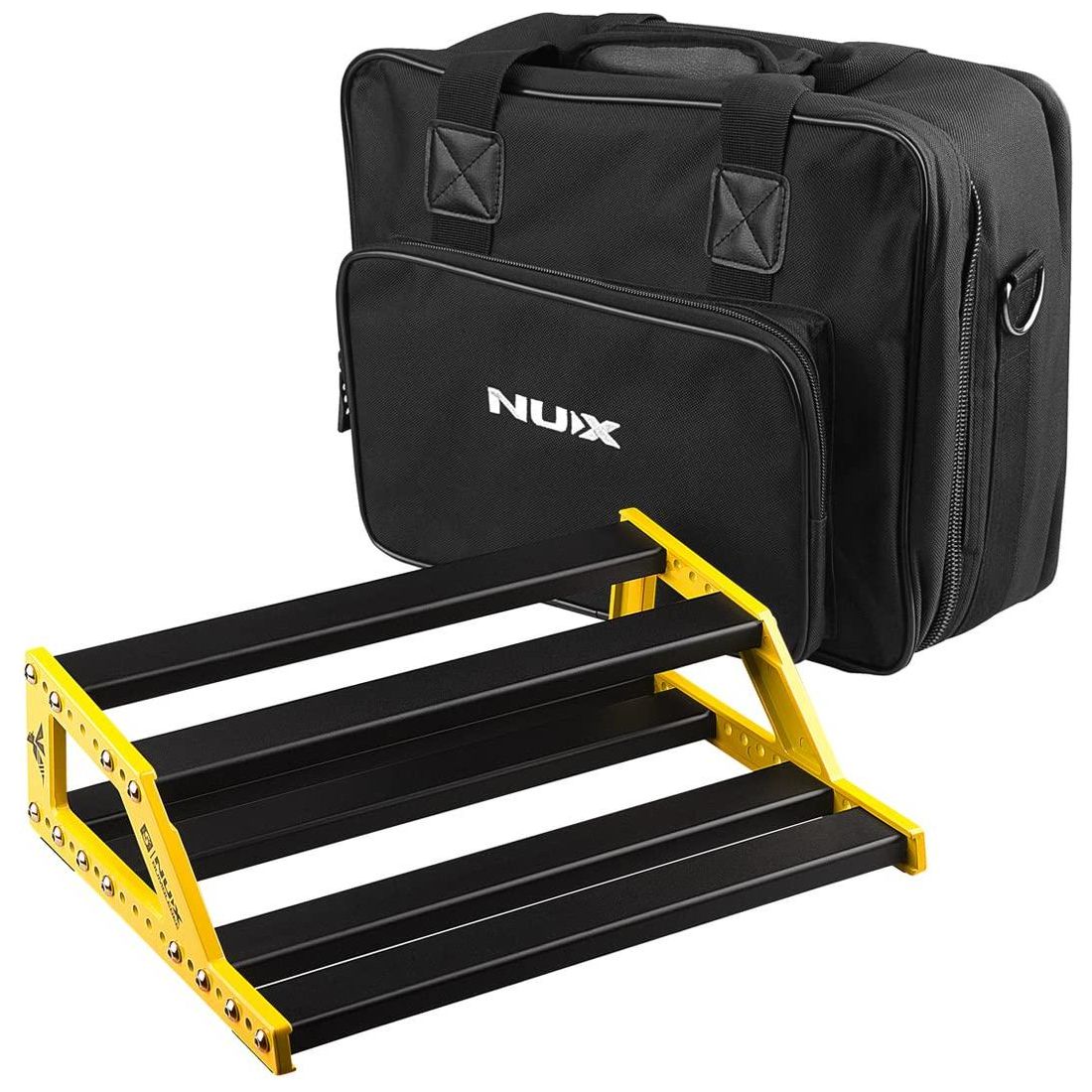 NUX NPB-S Guitar Pedal Board with Bag, Anodized Aluminum Material