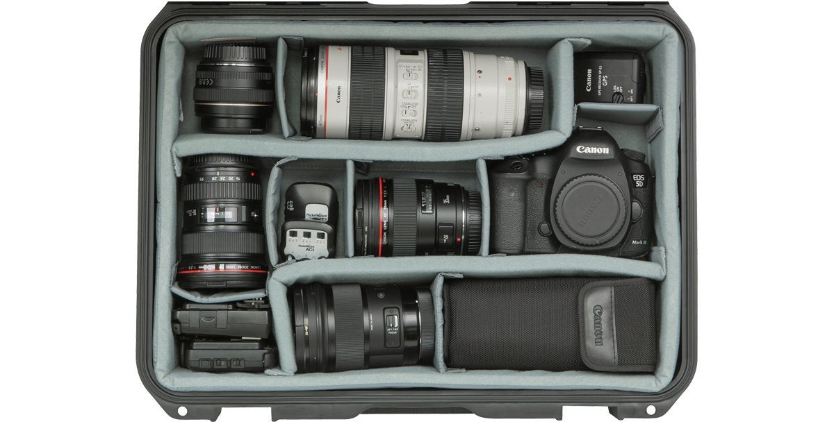 SKB Cases 3i-1813-5DT iSeries Professional Camera Case, Black/Gray