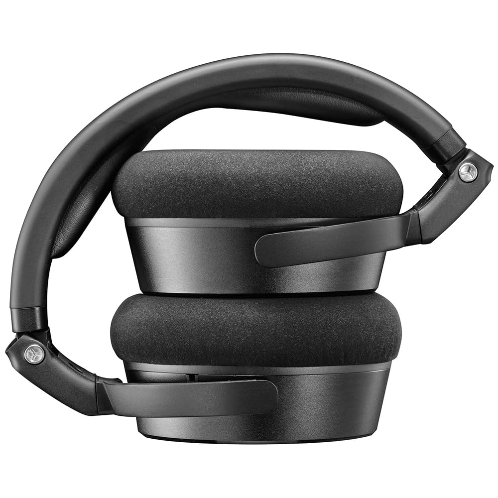 Liquid Audio Neumann NDH 20 Closed-Back Dynamic Headphones Black Edition Bundle with 25ft Pig Hog Headphone Extension Cable & Polishing Cloth – Studio Monitoring, Mixing & Critical Listening