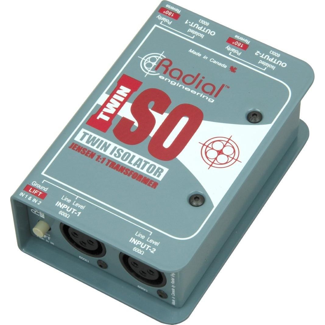 Radial TWIN ISO Passive Line-Level Isolator (Standard)