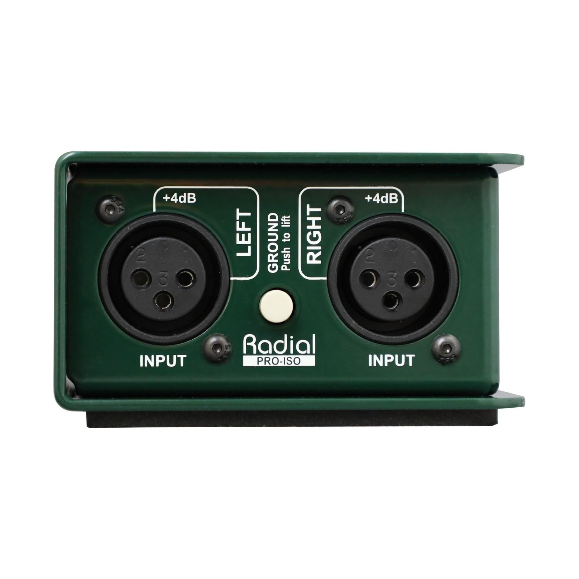 Radial Engineering Pro-ISO +4/-10 dB Stereo Line Isolator NEW
