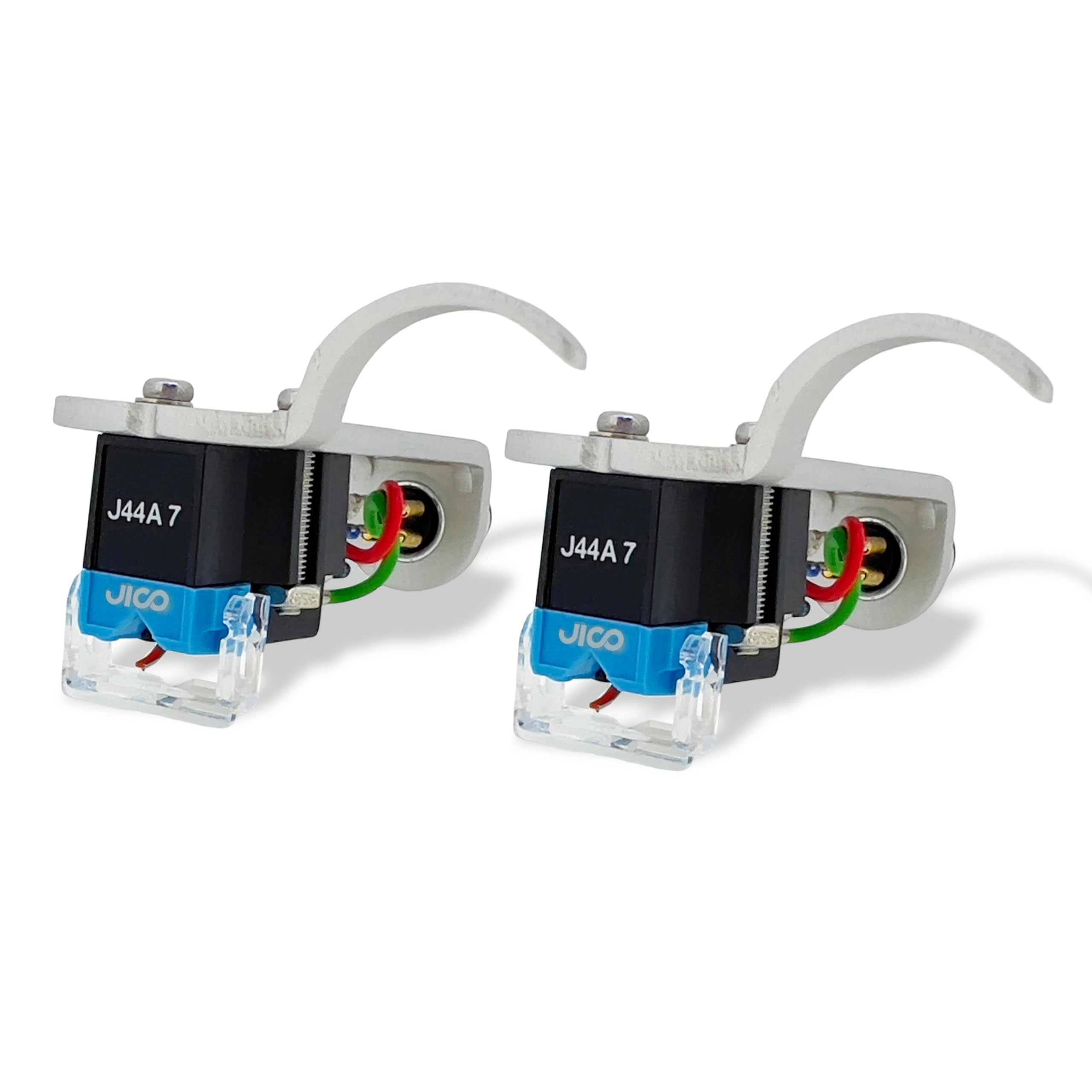 JICO Omnia J44A 7 DJ IMP SD (2-Pack) Mounted on Jico Headshells