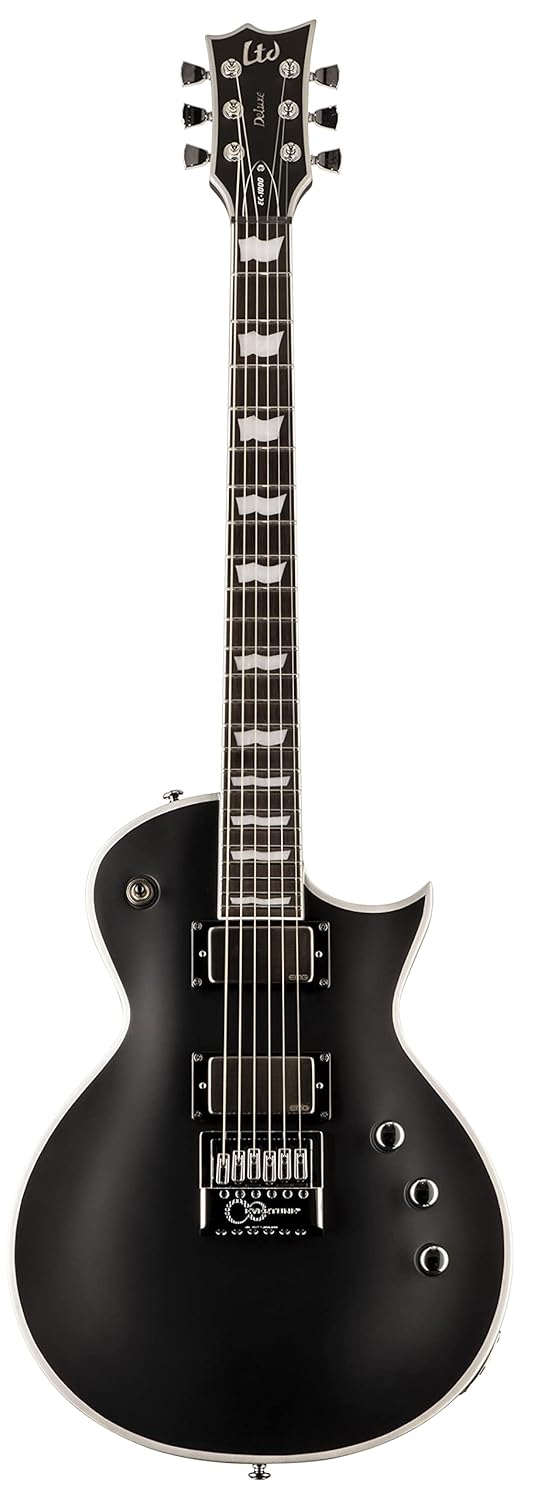 ESP LTD EC-1000 Evertune BB Electric Guitar - Black Satin