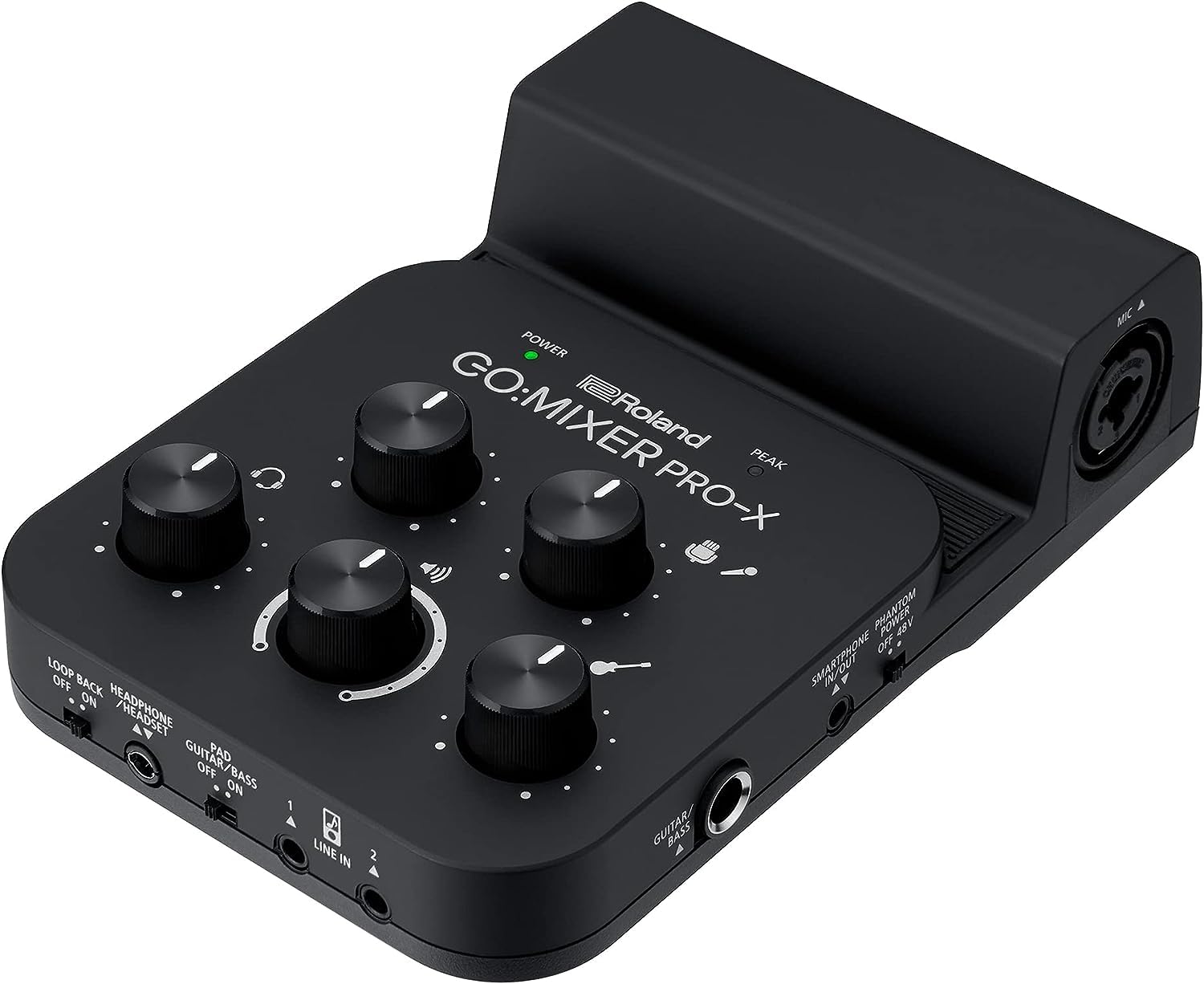 Roland GO:MIXER PRO-X Audio Mixer for Smartphones | Connect and Mix up to 7 Audio Sources | Add Studio Quality Audio to your Social Content and Livestreams