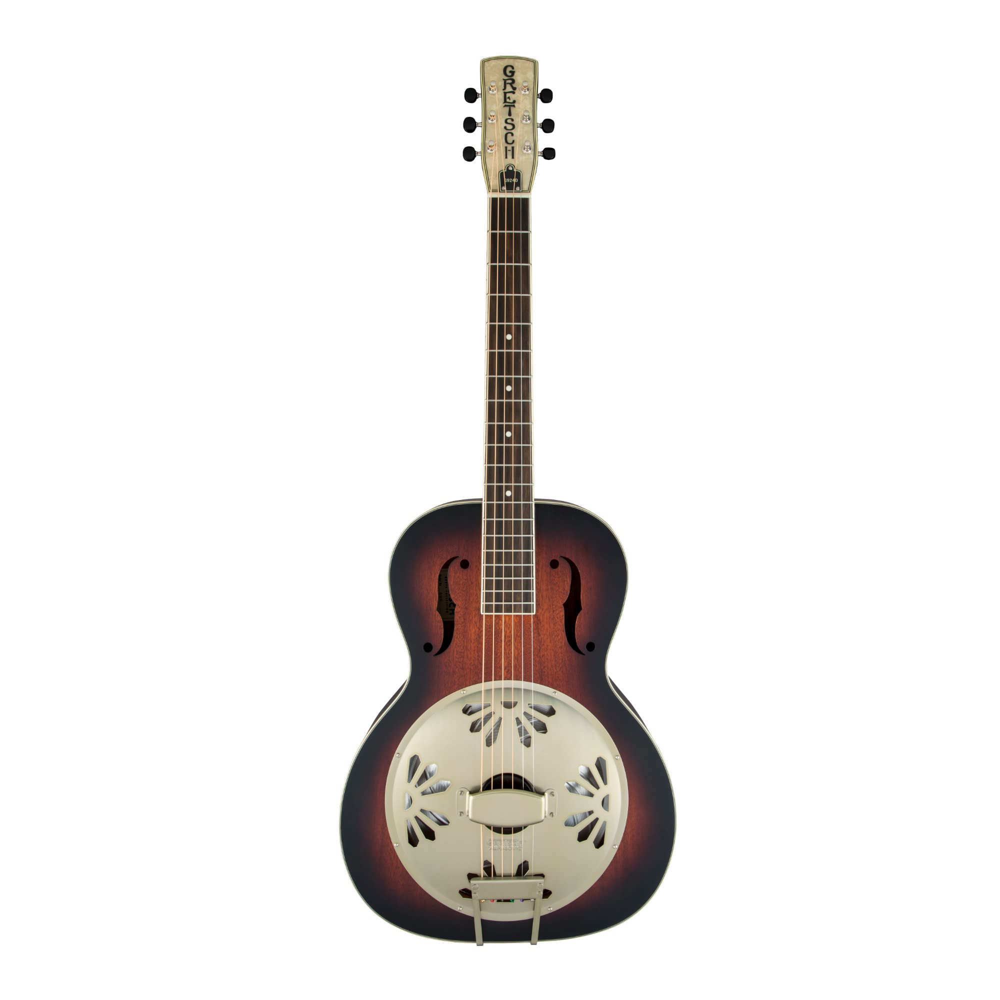Gretsch G9240 Alligator Mahogany Round Neck Resonator 6-String Guitar with Padauk Fingerboard (Right-Handed, 2-Color Sunburst)