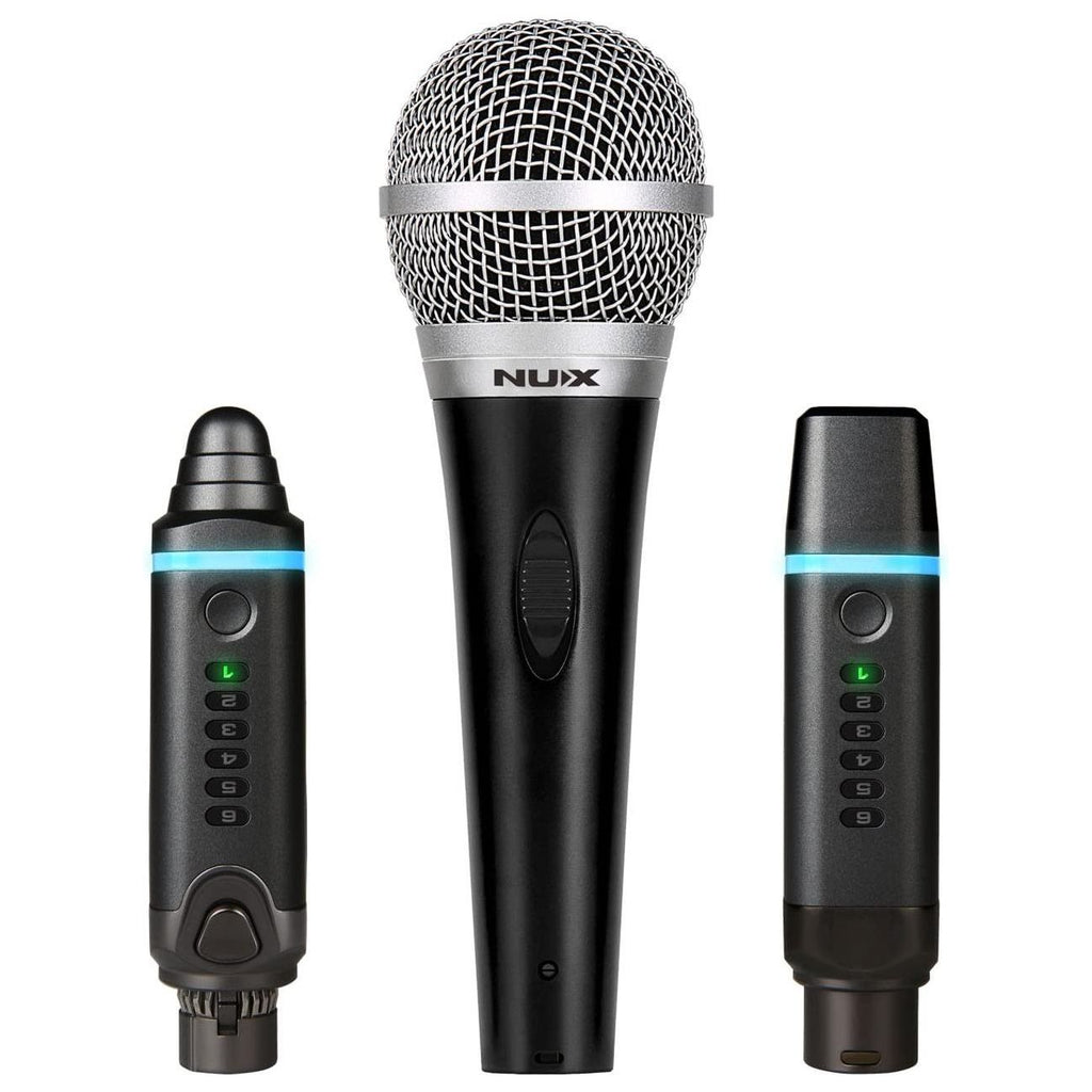 NUX B-3 Plus with Microphone Wireless Microphone System for XLR Dynamic Microphone