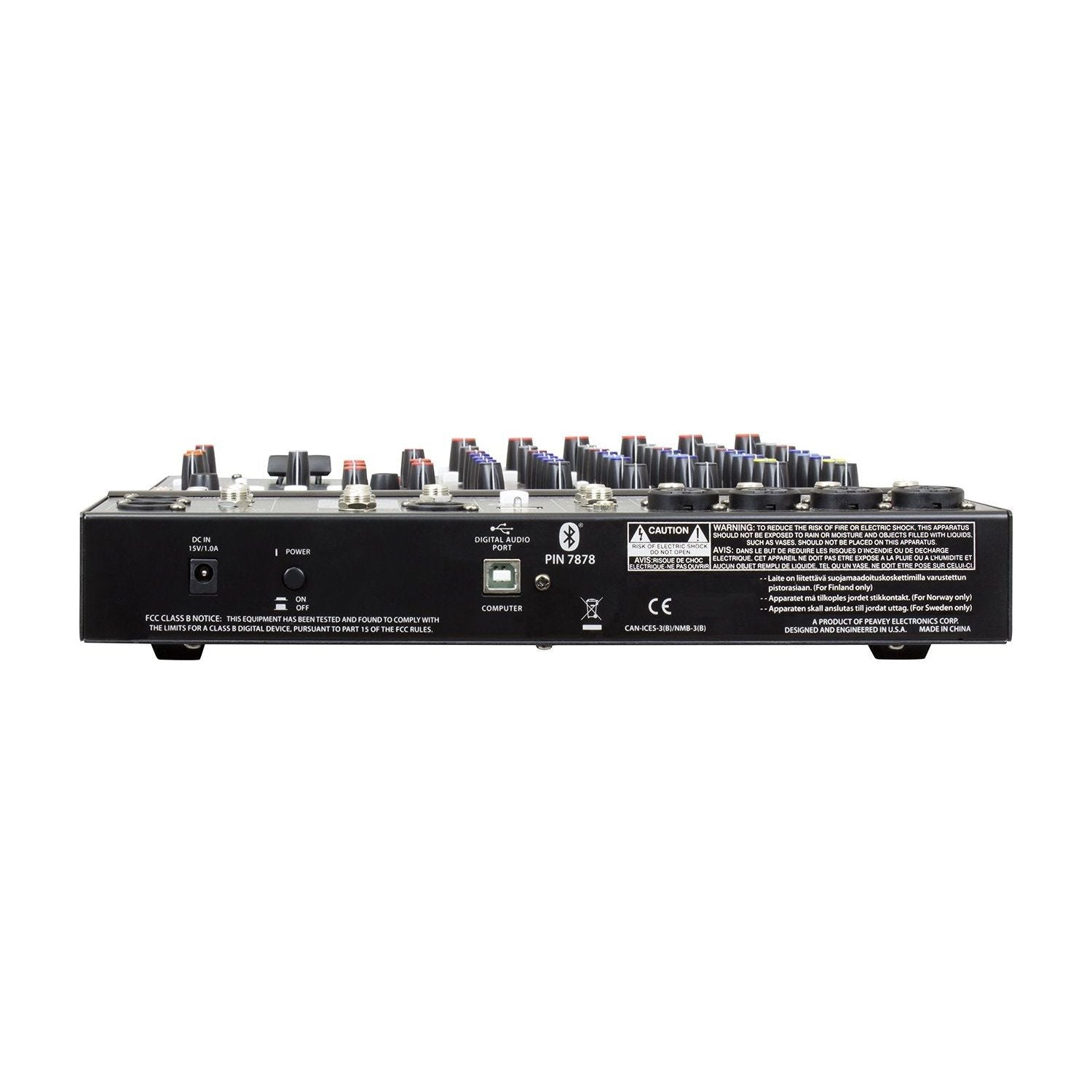 Peavey PV 10 AT 10 Channel Compact Mixer with Bluetooth and Antares Auto-Tune