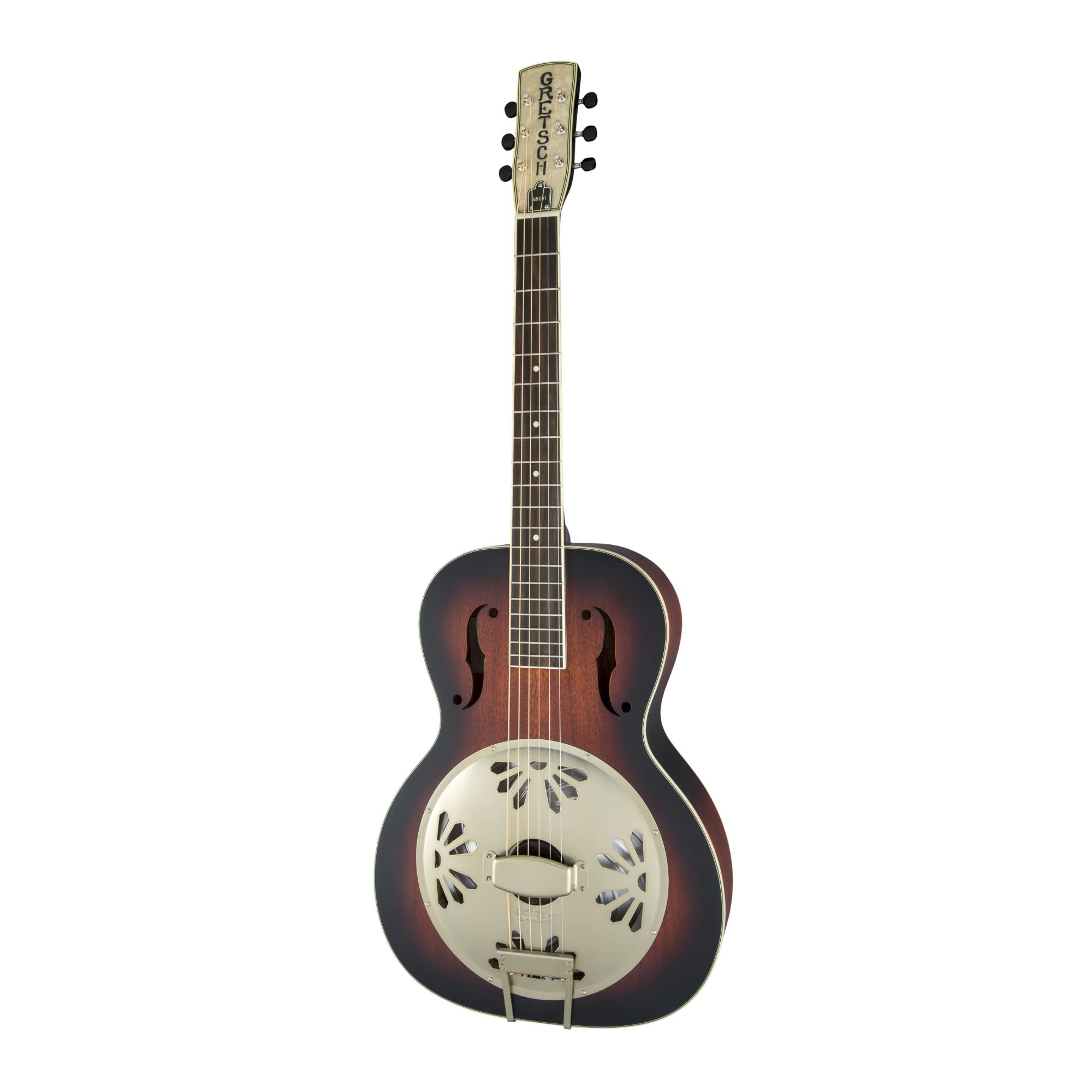 Gretsch G9240 Alligator Mahogany Round Neck Resonator 6-String Guitar with Padauk Fingerboard (Right-Handed, 2-Color Sunburst)