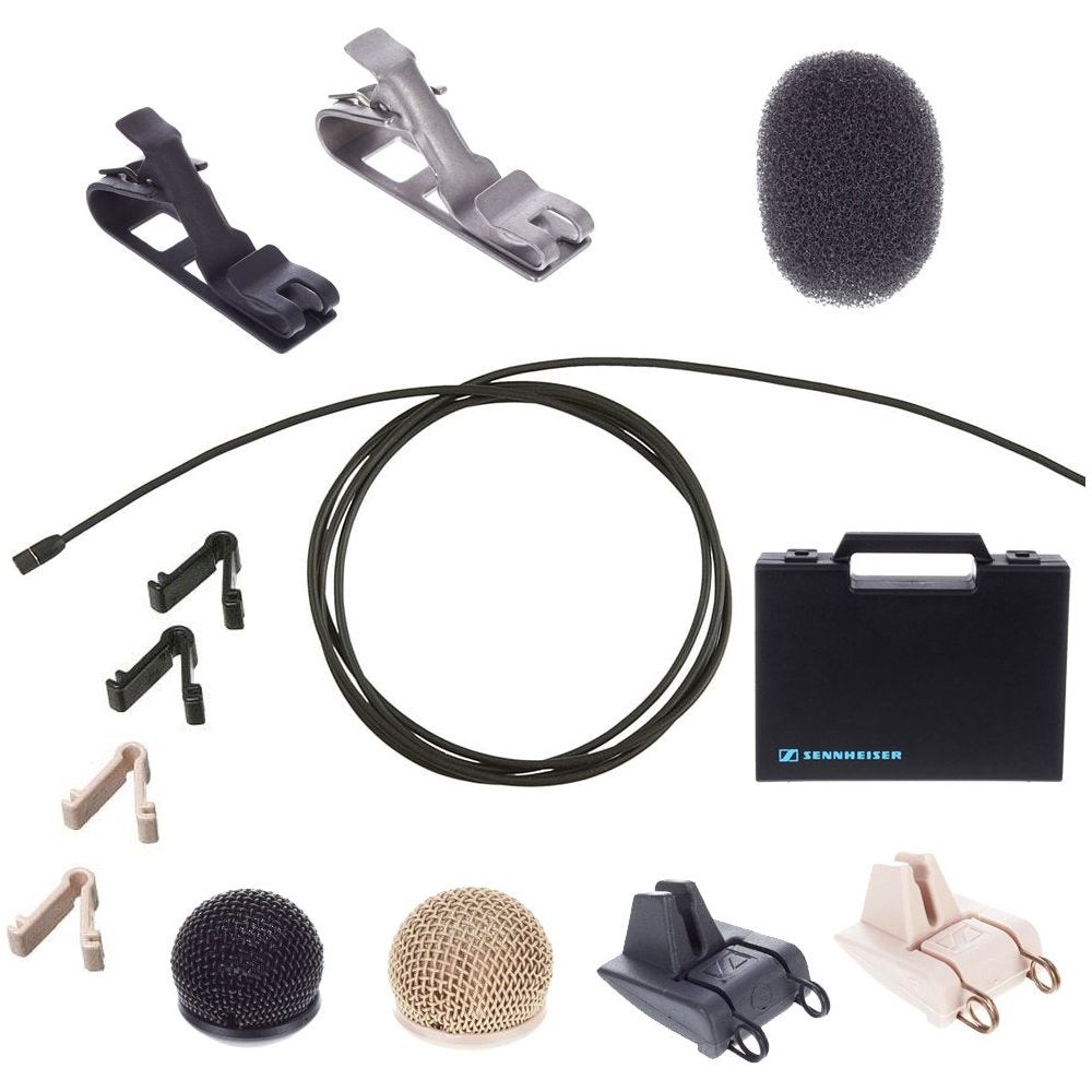 Sennheiser MKE2-P-K Lavalier Condenser Microphone - MKE2-P KIT