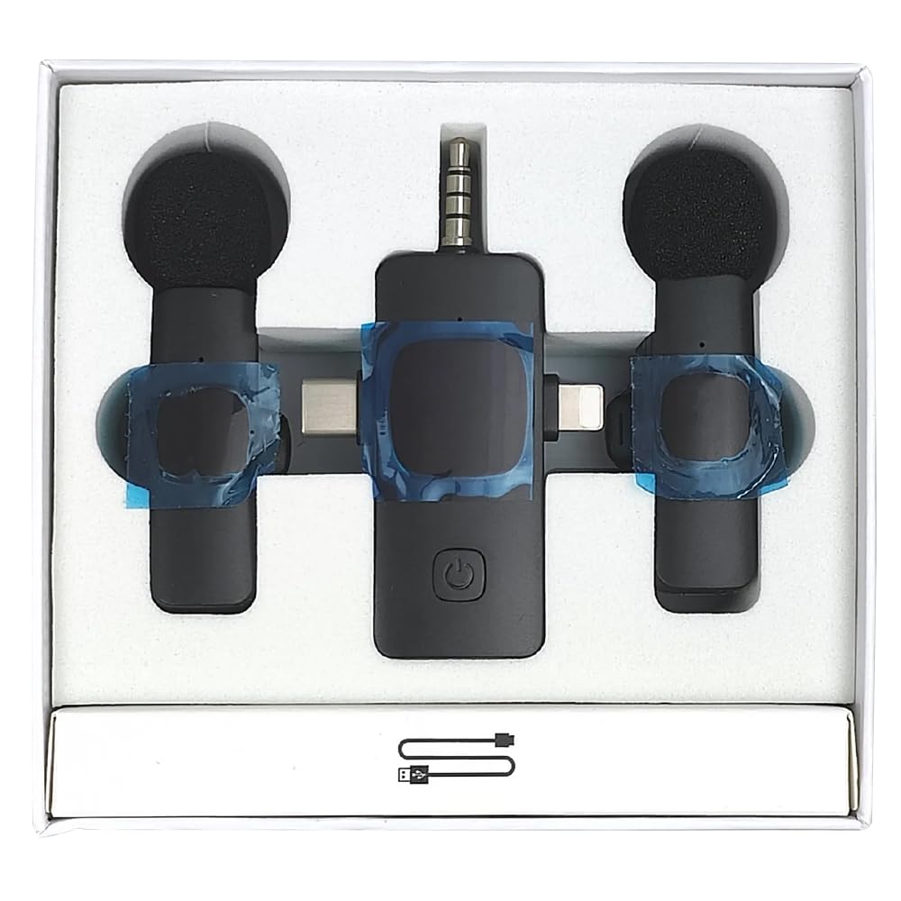 Sonic Realm 3in1 Wireless Lapel Microphone System
