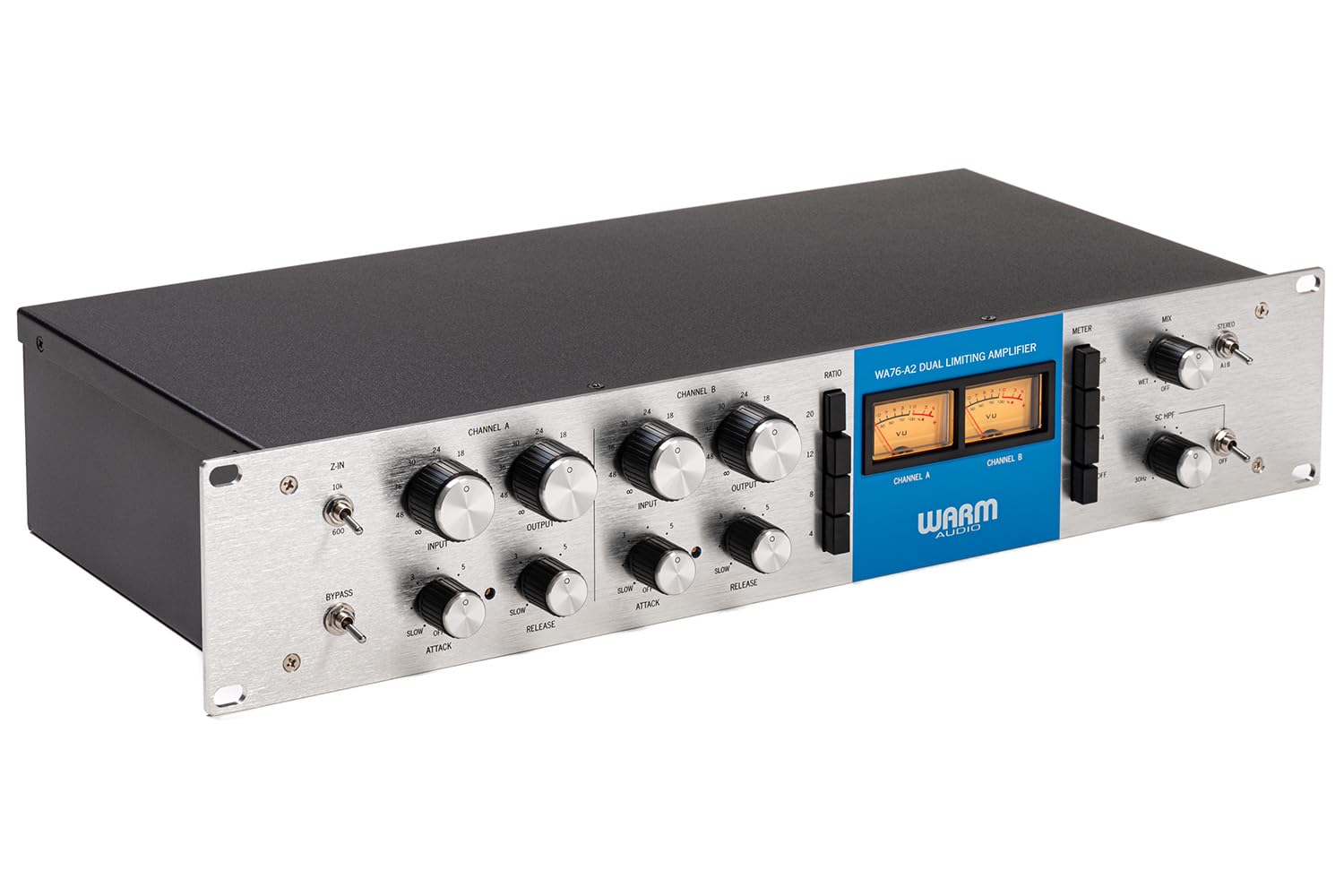 Warm Audio WA76-A2 Dual-channel Vintage-voiced Discrete FET Compressor