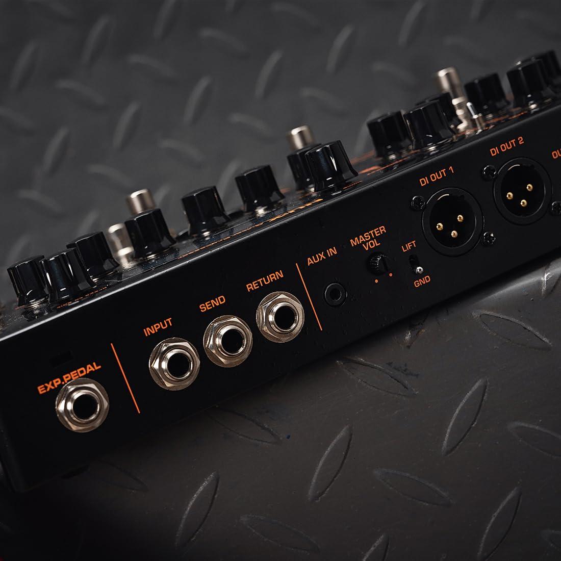 NUX Trident Multi Effects Processors with Adaptor, TSAC-4K Amp Modeling Algorithm, 27 Cab IRs,1024 Sample Resolution