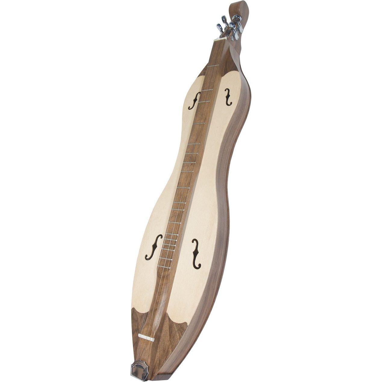 ROOSEBECK GRACE MOUNTAIN DULCIMER 4-STRING VAULTED SPRUCE F-HOLES - WALNUT