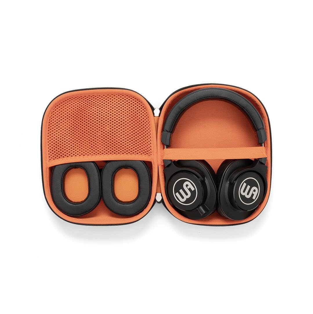 Warm Audio WA-HRT Headroom, Closed Studio Headphones (45 mm Neodymium Driver, Interchangeable Ear Pads, for Monitoring & Recording), Black