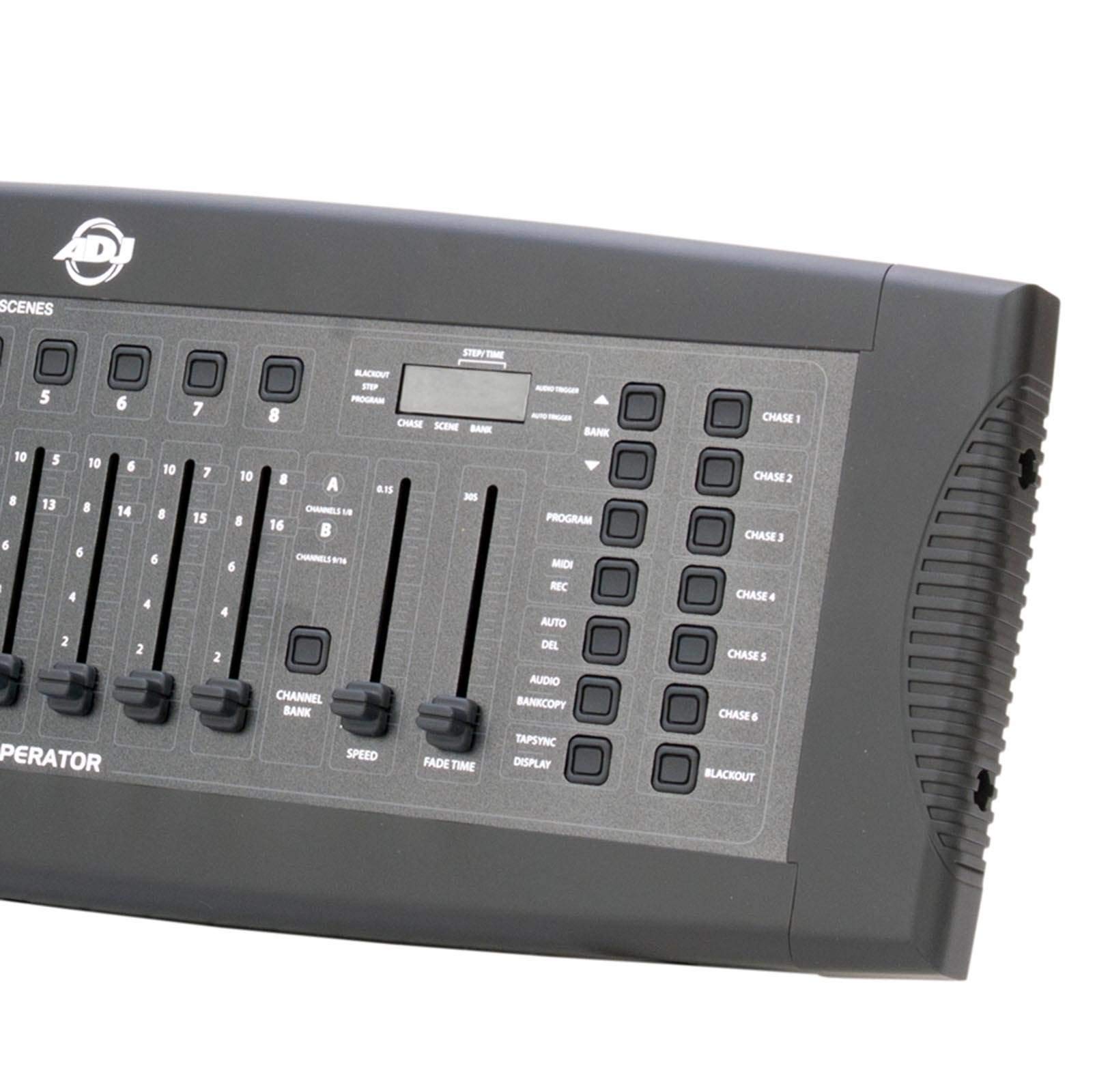 ADJ Products, DMX Operator, 192-Channel DJ DMX 512 with 6 Chase Programs and 8 Fade Switches