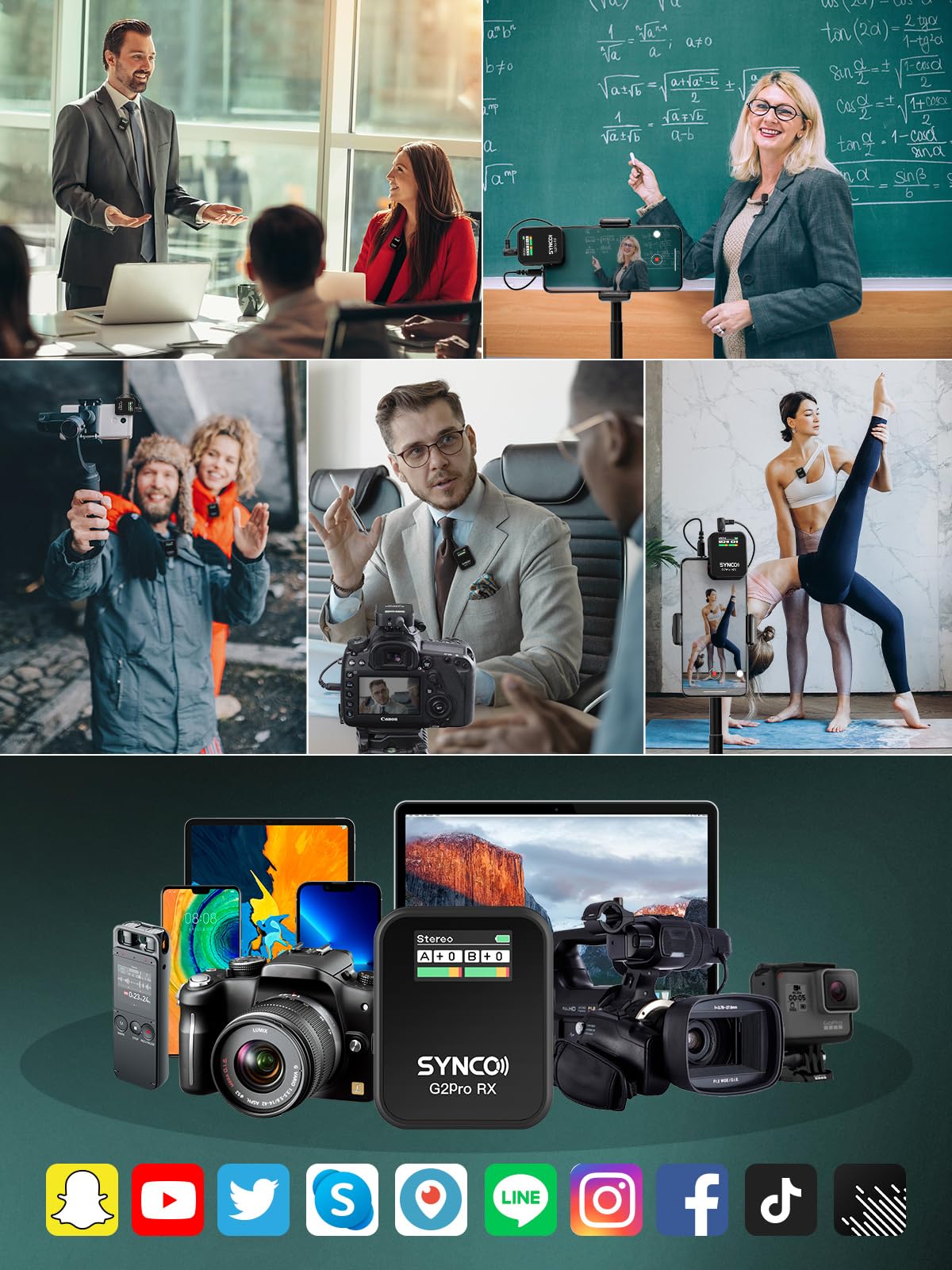 SYNCO Wireless lav Microphone