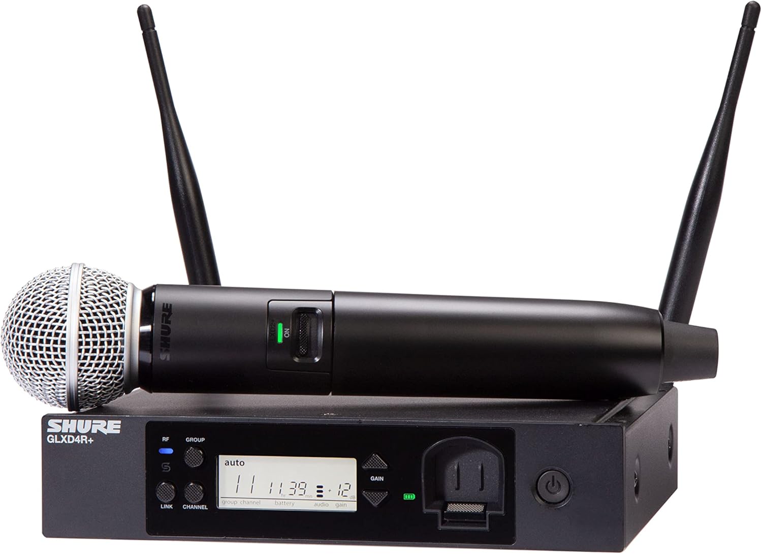 Shure GLXD24 Series Dual Band Digital Wireless Handheld Microphone System