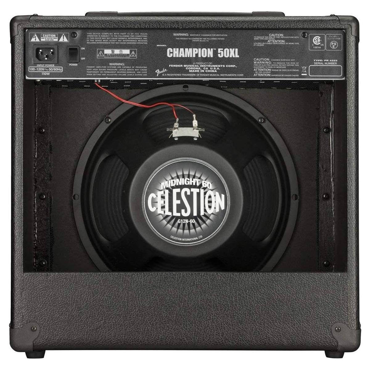 Fender Champion 50XL Guitar Amplifier, with 2-Year Warranty