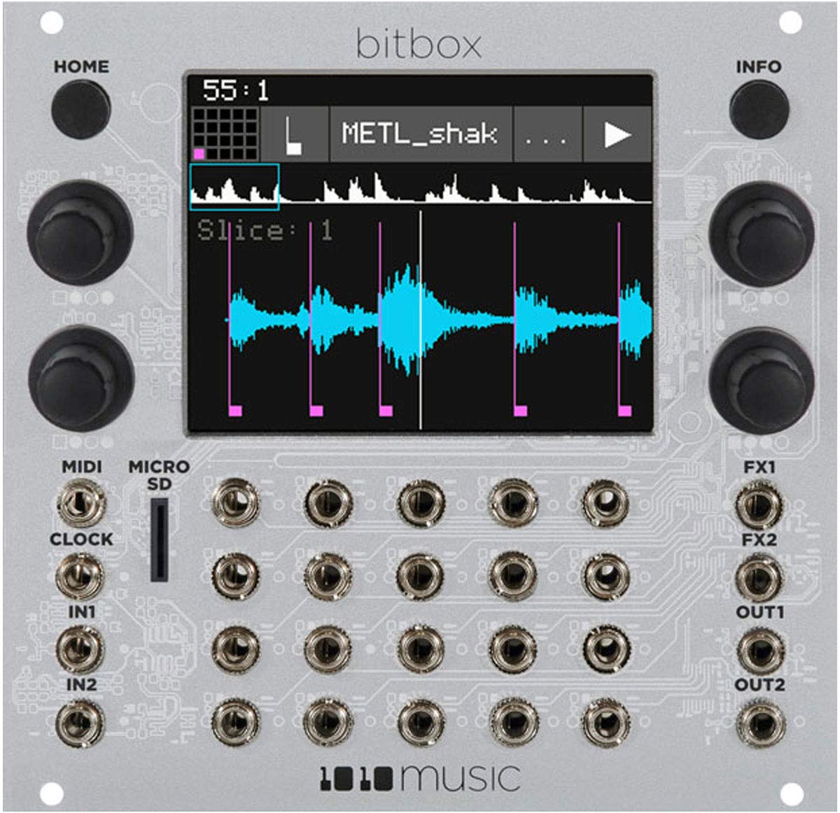 1010music Bitbox mk2 Eurorack Performance Sampler with Touchscreen