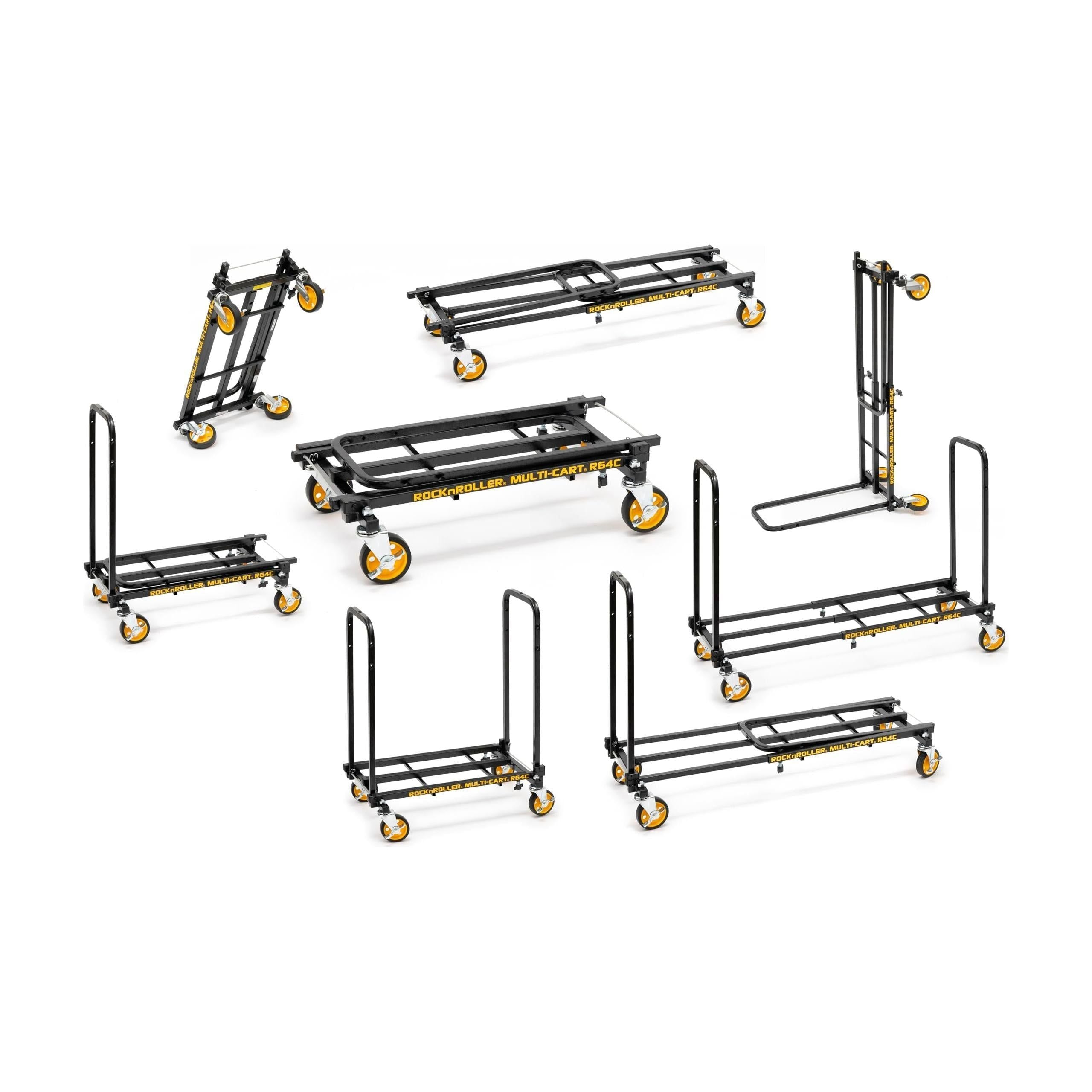Rock-N-Roller Multi R6 Mini 4 Caster Swivel Cart (R64C)