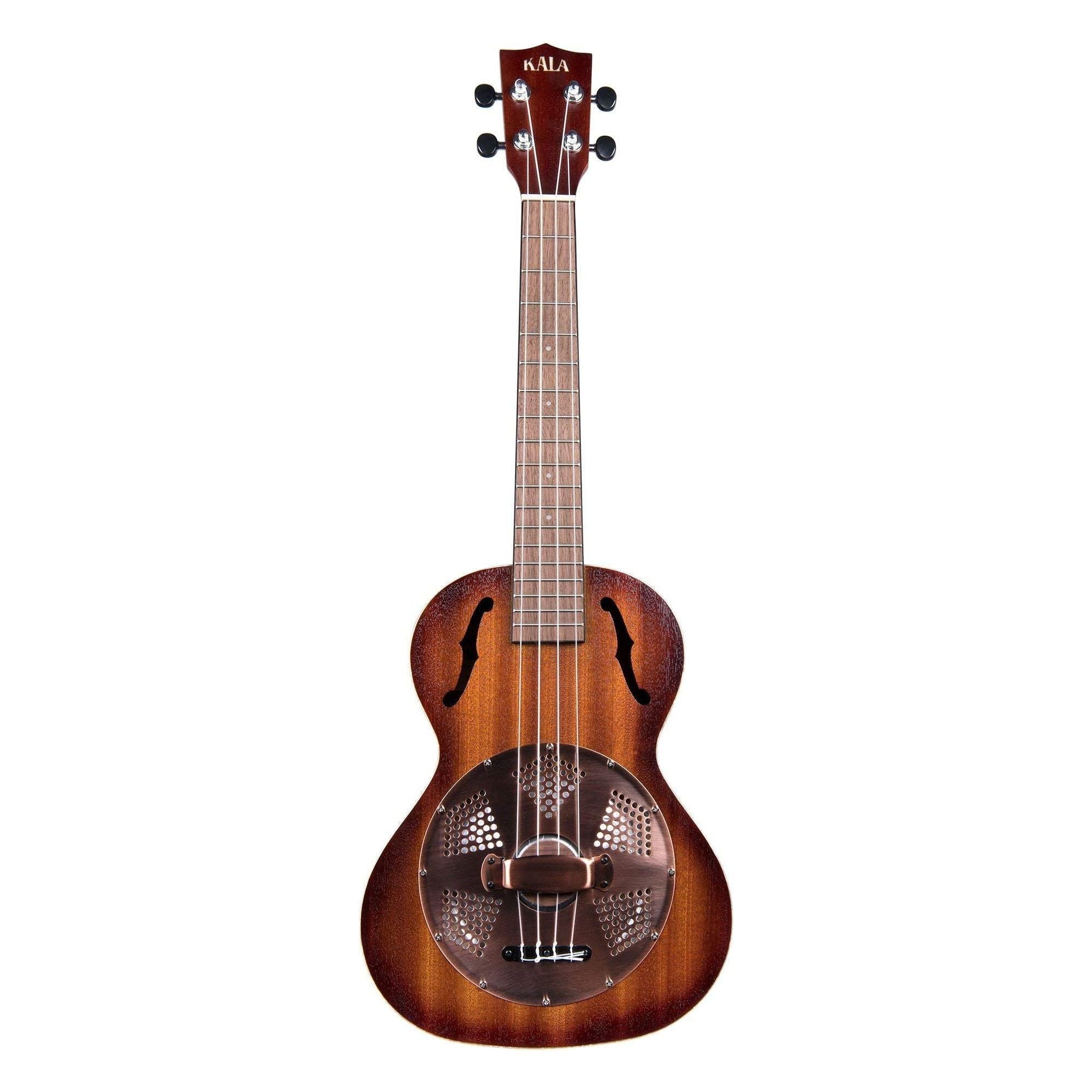 Kala KA-RES-BRS Tenor Resonator Ukulele - Brass Cover
