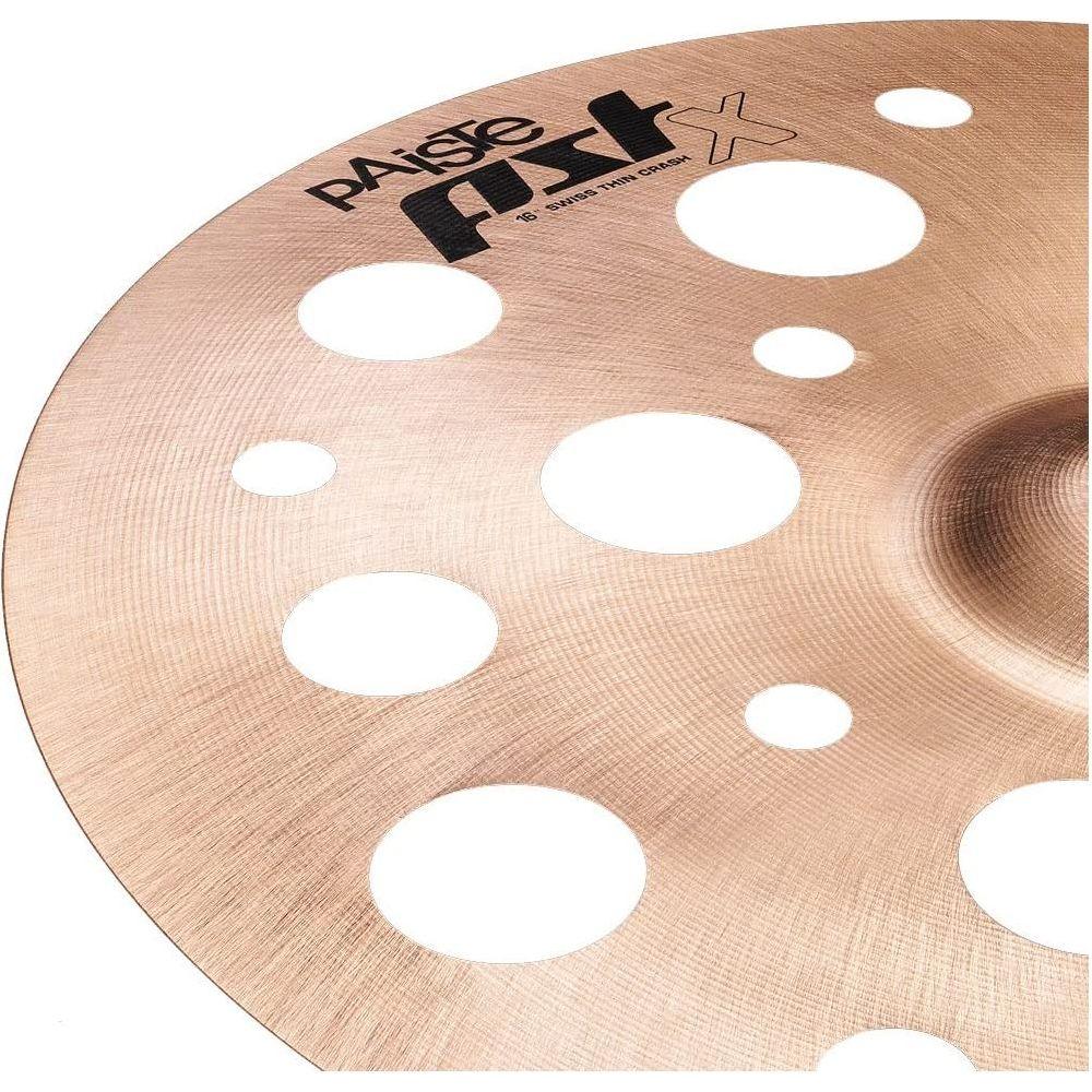 Paiste PST X Swiss Thin Crash Cymbal (PSTXSWTHINC16)