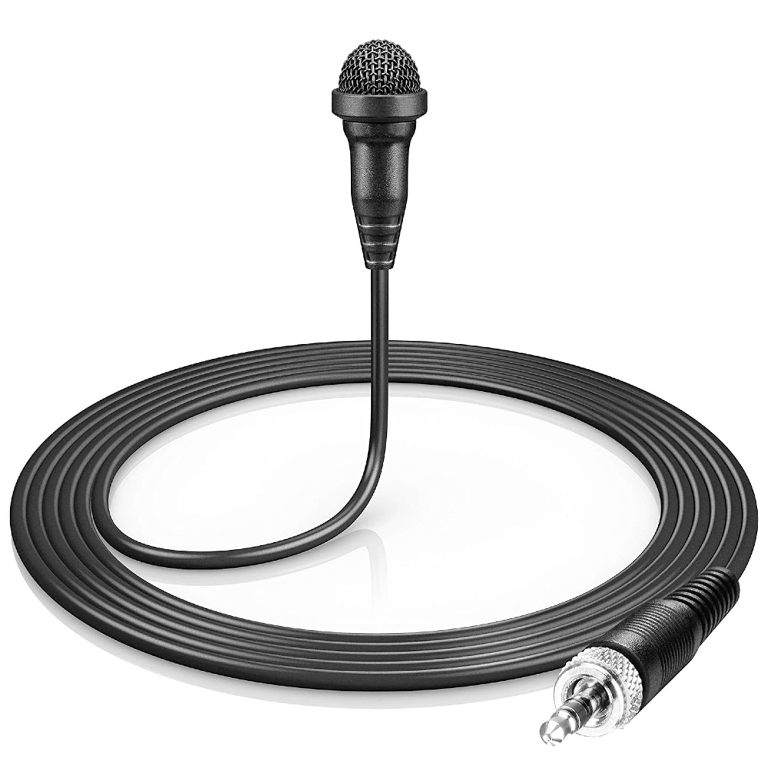 Liquid Audio Sennheiser ME 2 Omnidirectional Lavalier Microphone Bundle w/ 4-Pack Blucoil AA Batteries Polishing Cloth