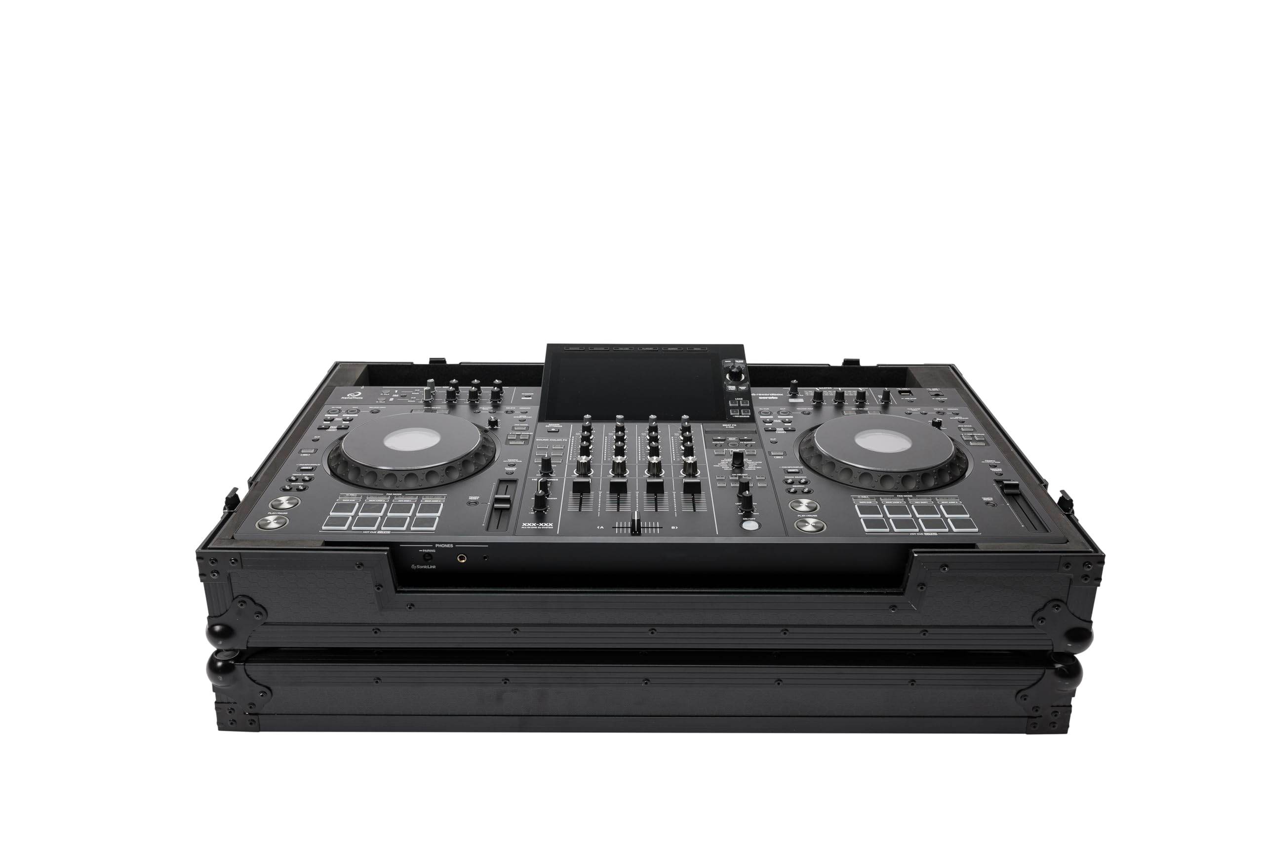 Magma All Black Case Compatible with AlphaTheta XDJ-AZ and Pioneer DJ XDJ-XZ with Wheels (MGA41040)