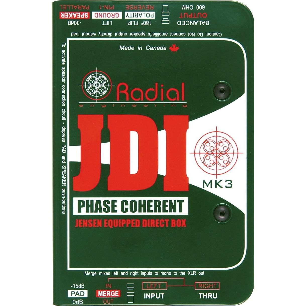 Radial Engineering PRO ISO Stereo Line Isolator +4dB to -10dB with Radial Transformer