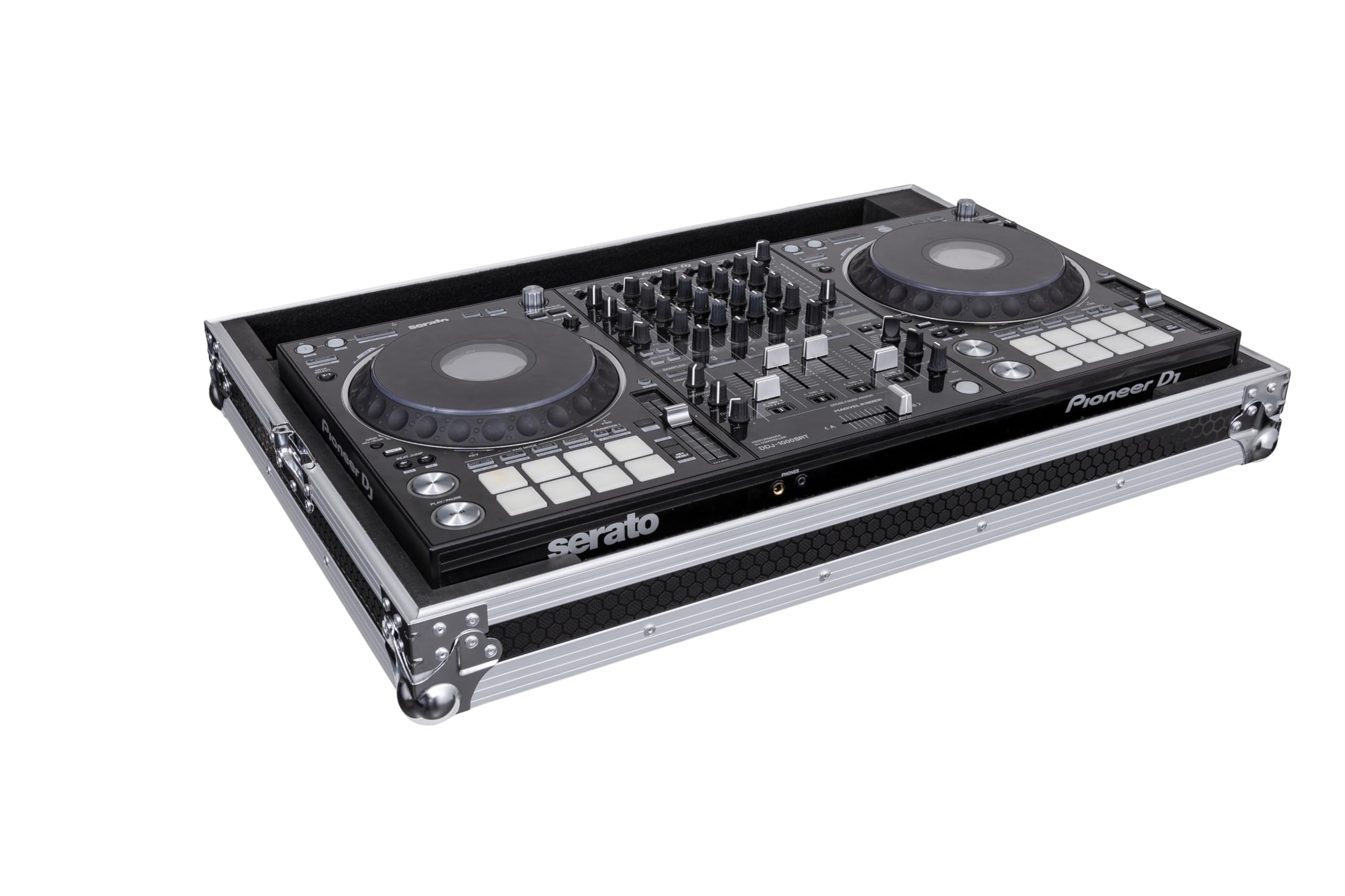 Headliner Low Profile Flight Case Compatible with Pioneer DJ DDJ-FLX10; Compact, Custom Fit DJ Controller Case, Rugged Design - Ideal for DJs On the Road
