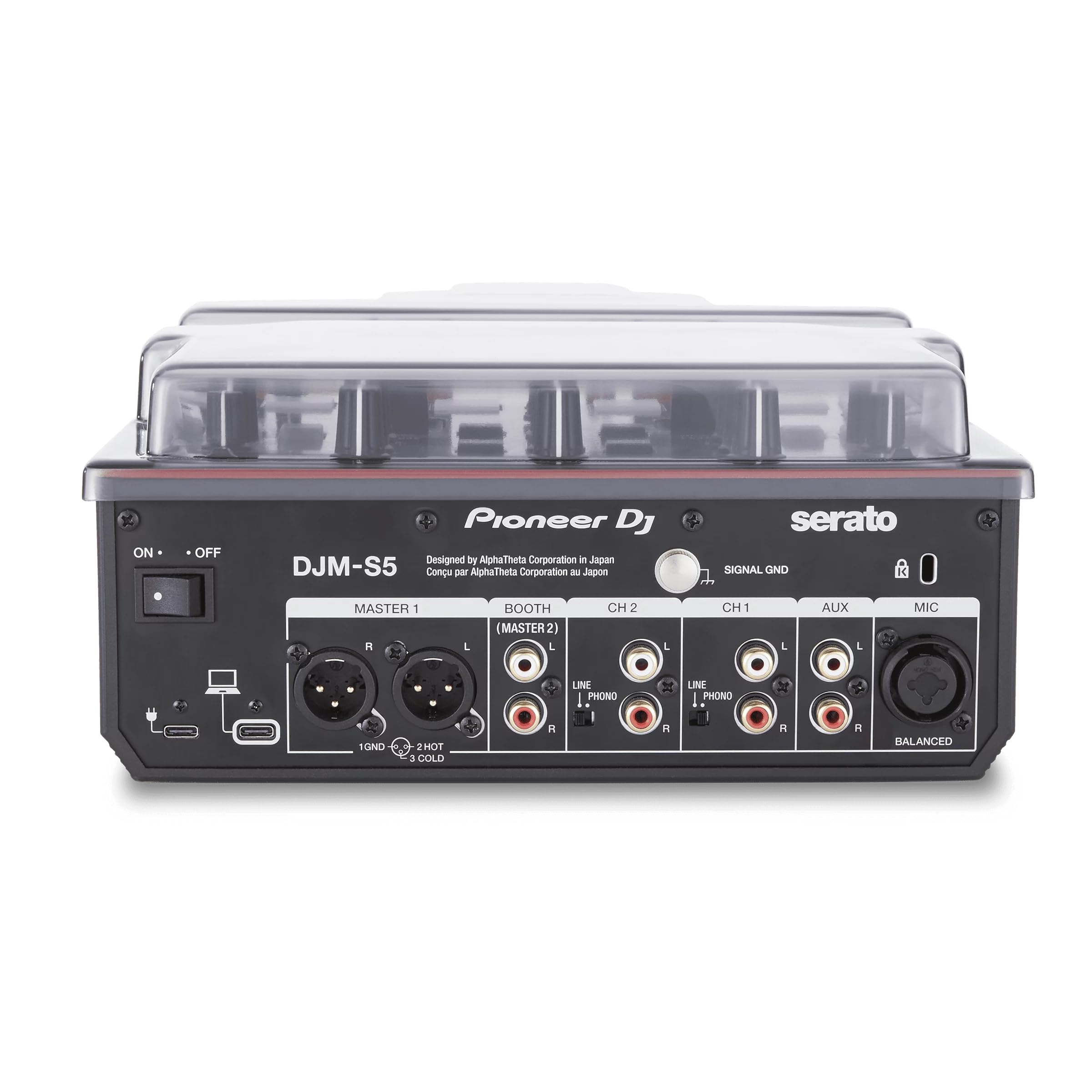 Decksaver Cover Compatible with DJM-S5 (DS-PC-DJMS5)