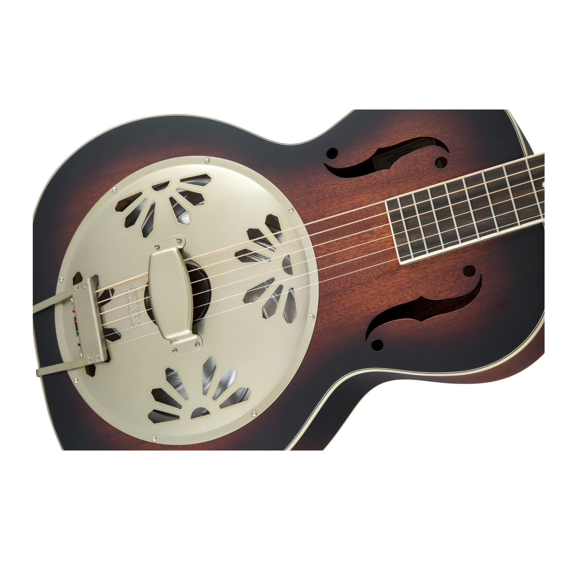 Gretsch G9240 Alligator Mahogany Round Neck Resonator 6-String Guitar with Padauk Fingerboard (Right-Handed, 2-Color Sunburst)