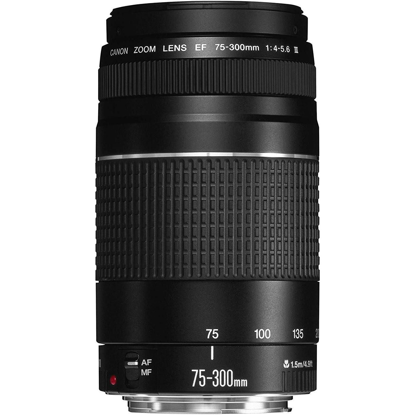 Canon EF 75-300mm f4-5.6 III Telephoto Zoom Lens for Canon SLR Cameras