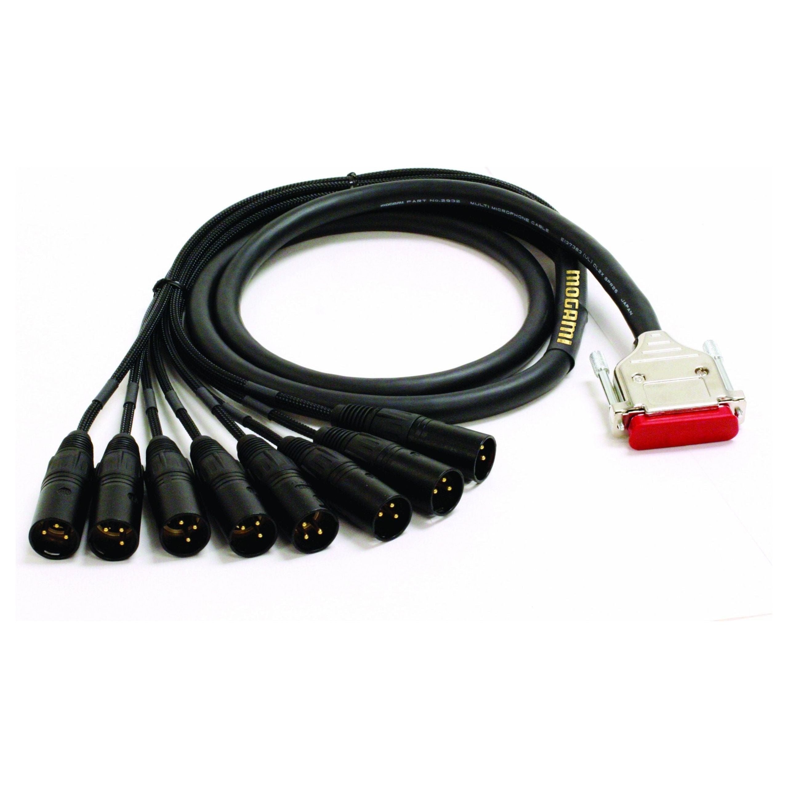 Mogami Gold DB25 to XLR male Analog Interface Cable (15 ft)