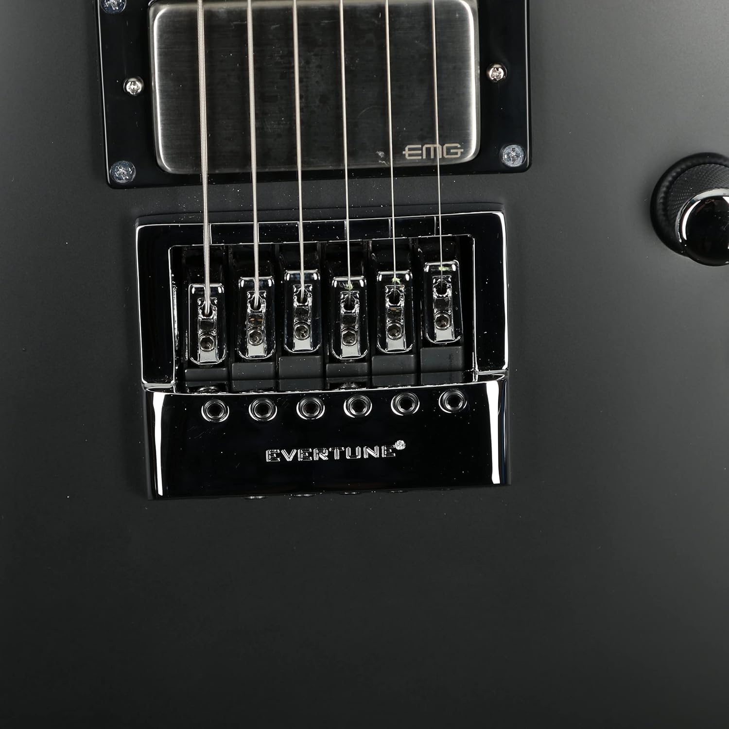 ESP LTD EC-1000 Evertune BB Electric Guitar - Black Satin