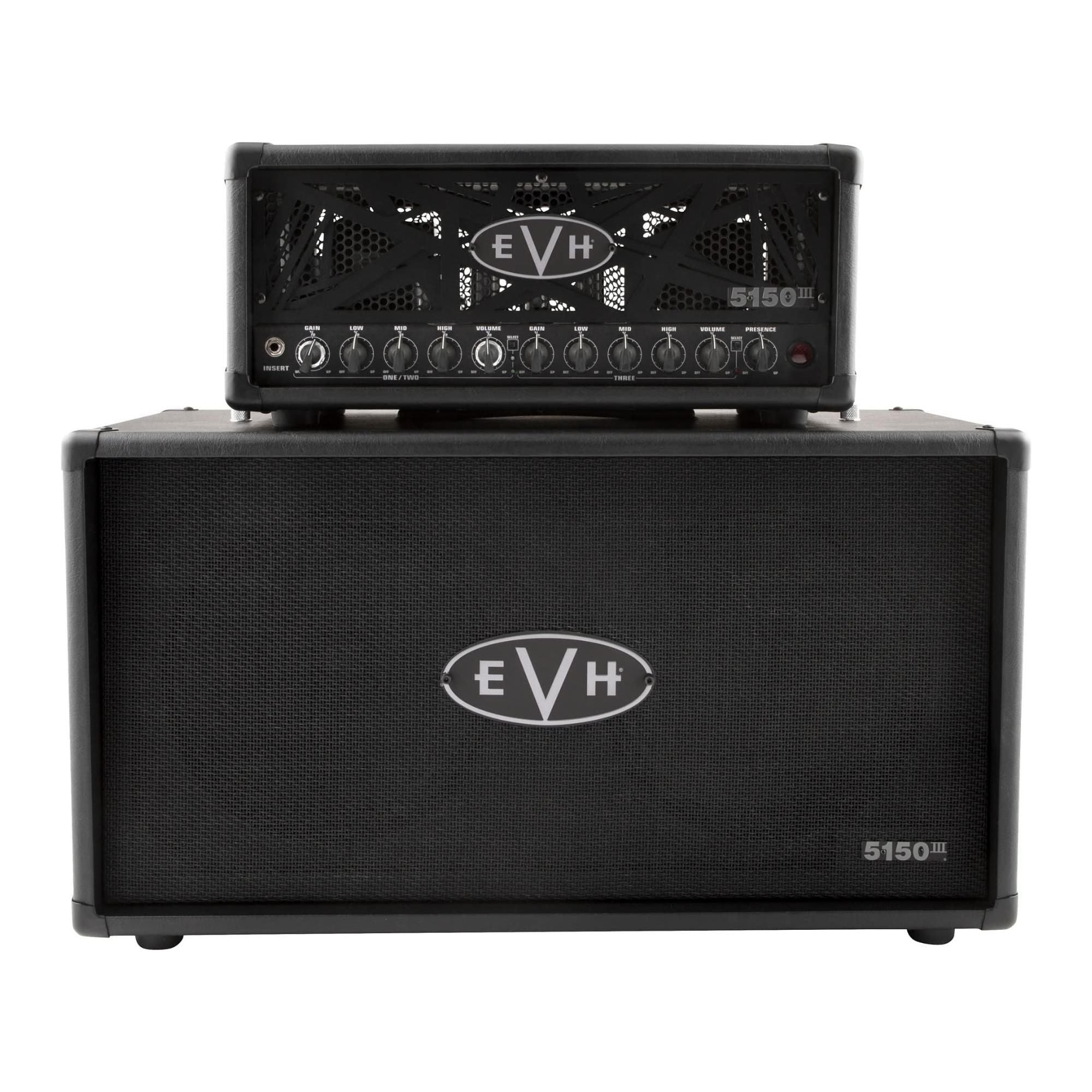 EVH 5150III 50S 6L6 50-watt Tube Head - Black Stealth