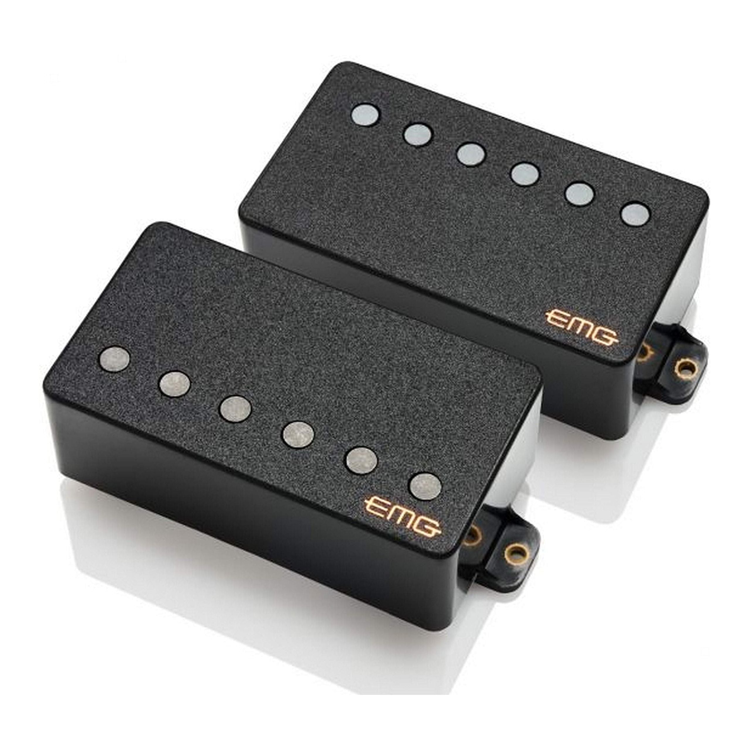 EMG Dual Mode 57/66 Humbucker 2-piece Pickup Set - F-spaced - Black