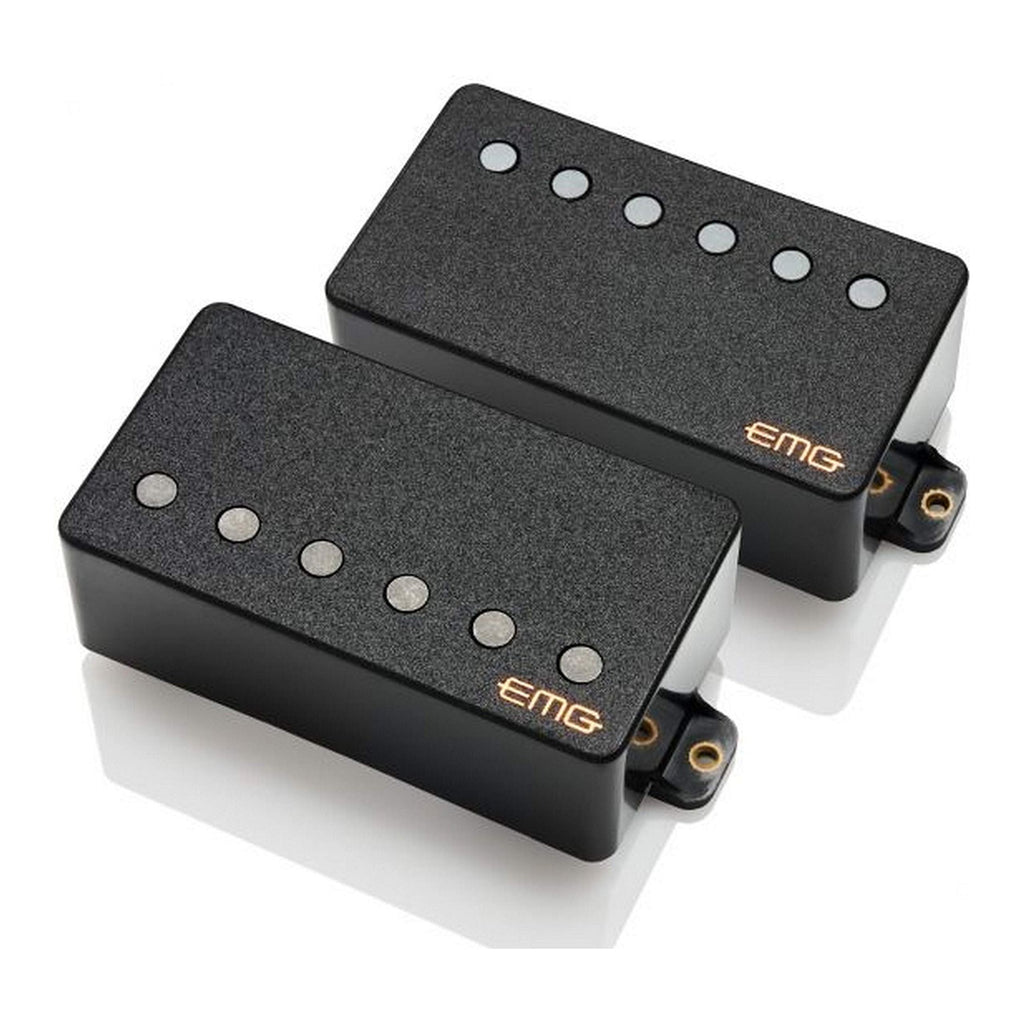 EMG Dual Mode 57/66 Humbucker 2-piece Pickup Set - F-spaced - Black