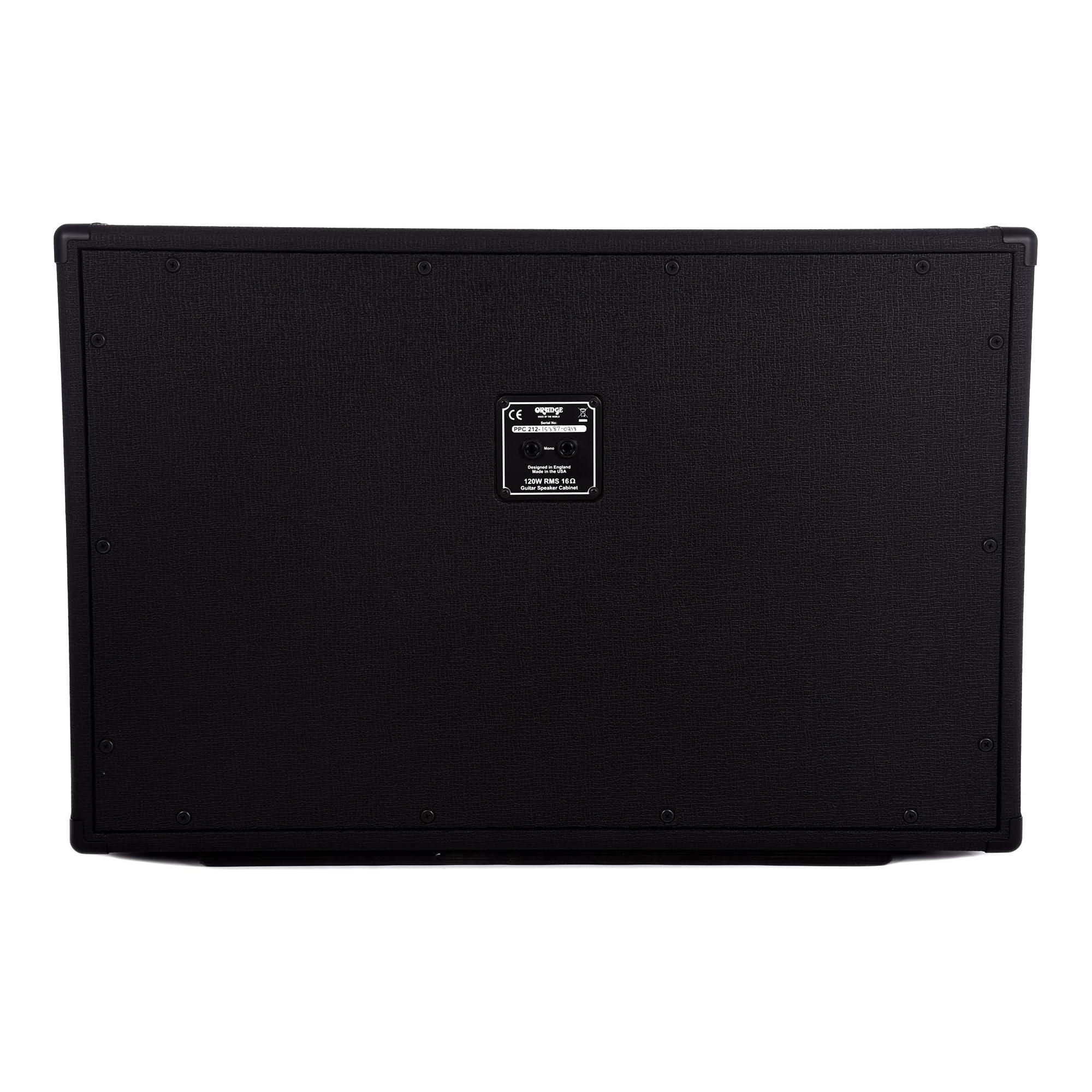 Orange PPC212C - 120W 2x12" Closed-back Cabinet - Black
