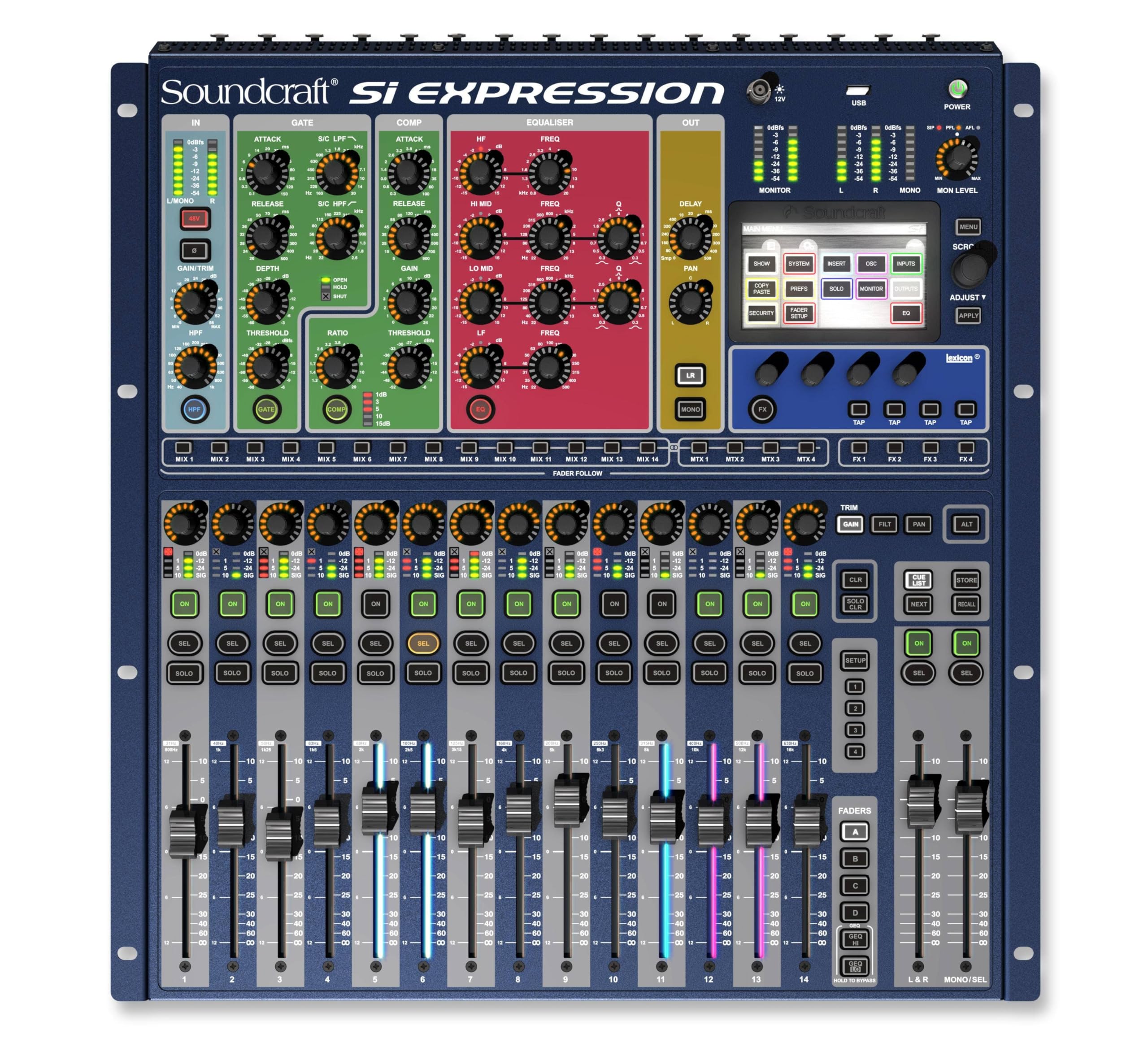 Soundcraft Si Expression 1 Digital 16-Channel Live Audio Mixer Console