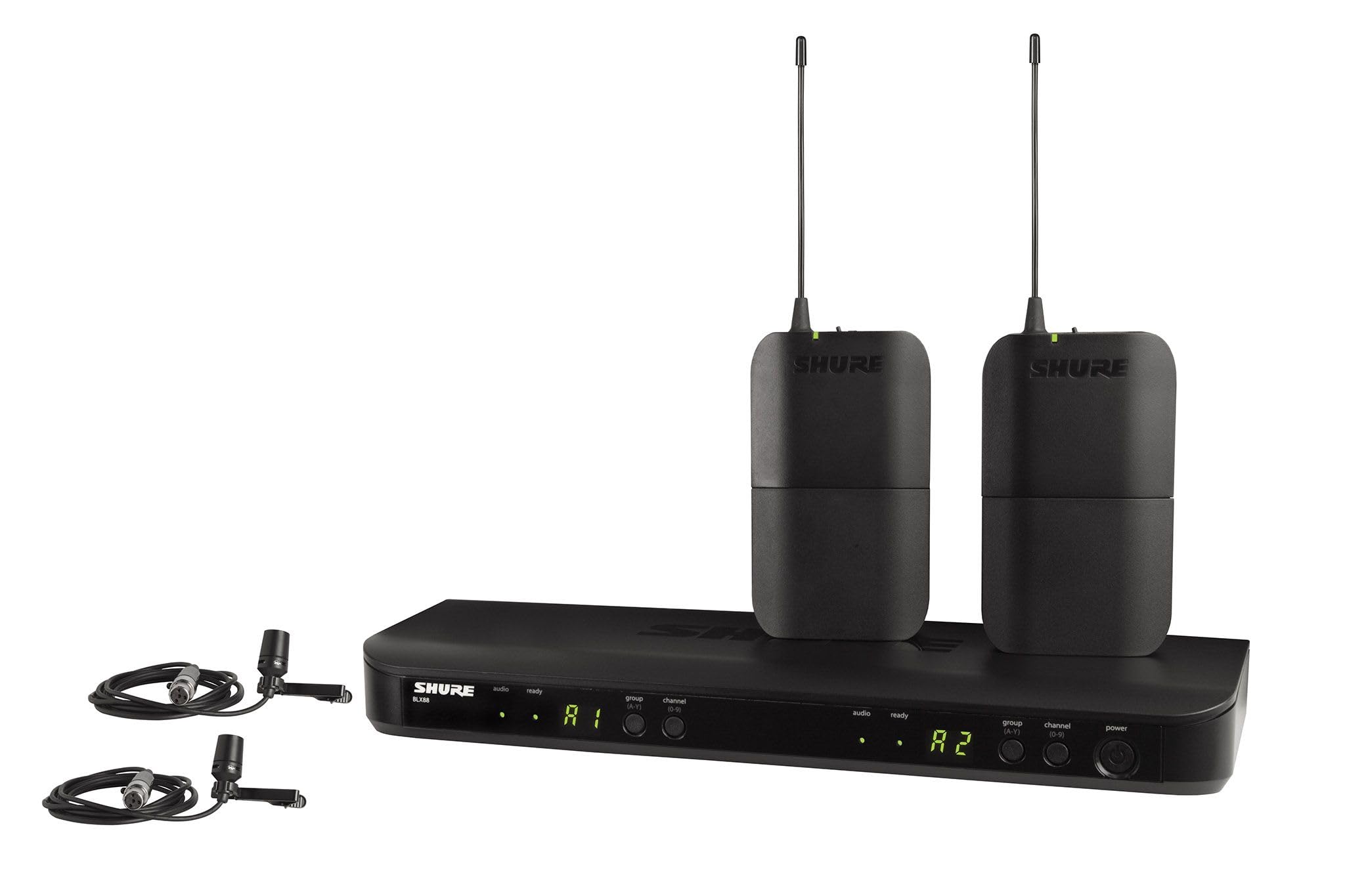Shure BLX188/CVL Dual-Channel Wireless Lavalier Microphone System