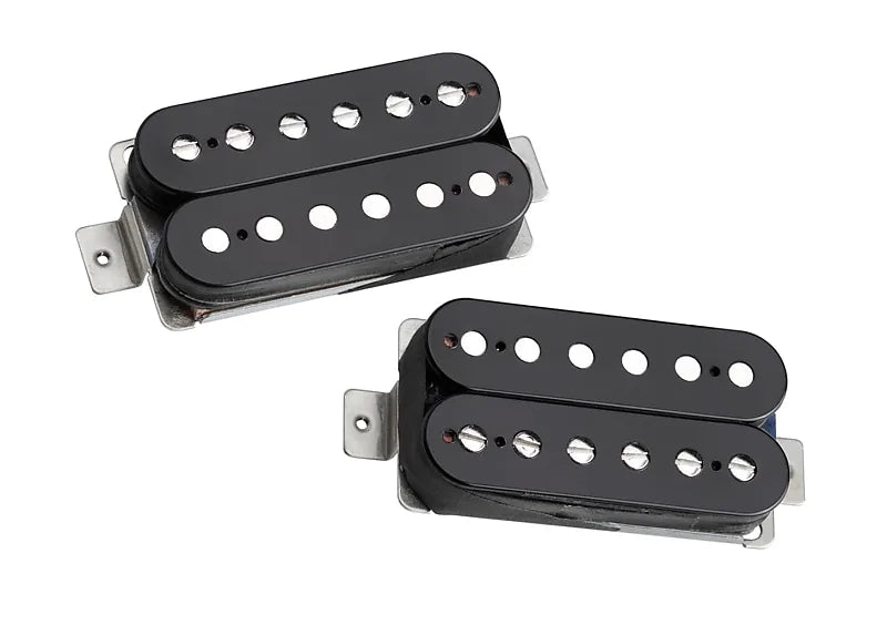 Seymour Duncan Slash Humbucker Set - 4 Conductor - Short Leg - Electric Guitar Pickup (Black - 4 Conductor)