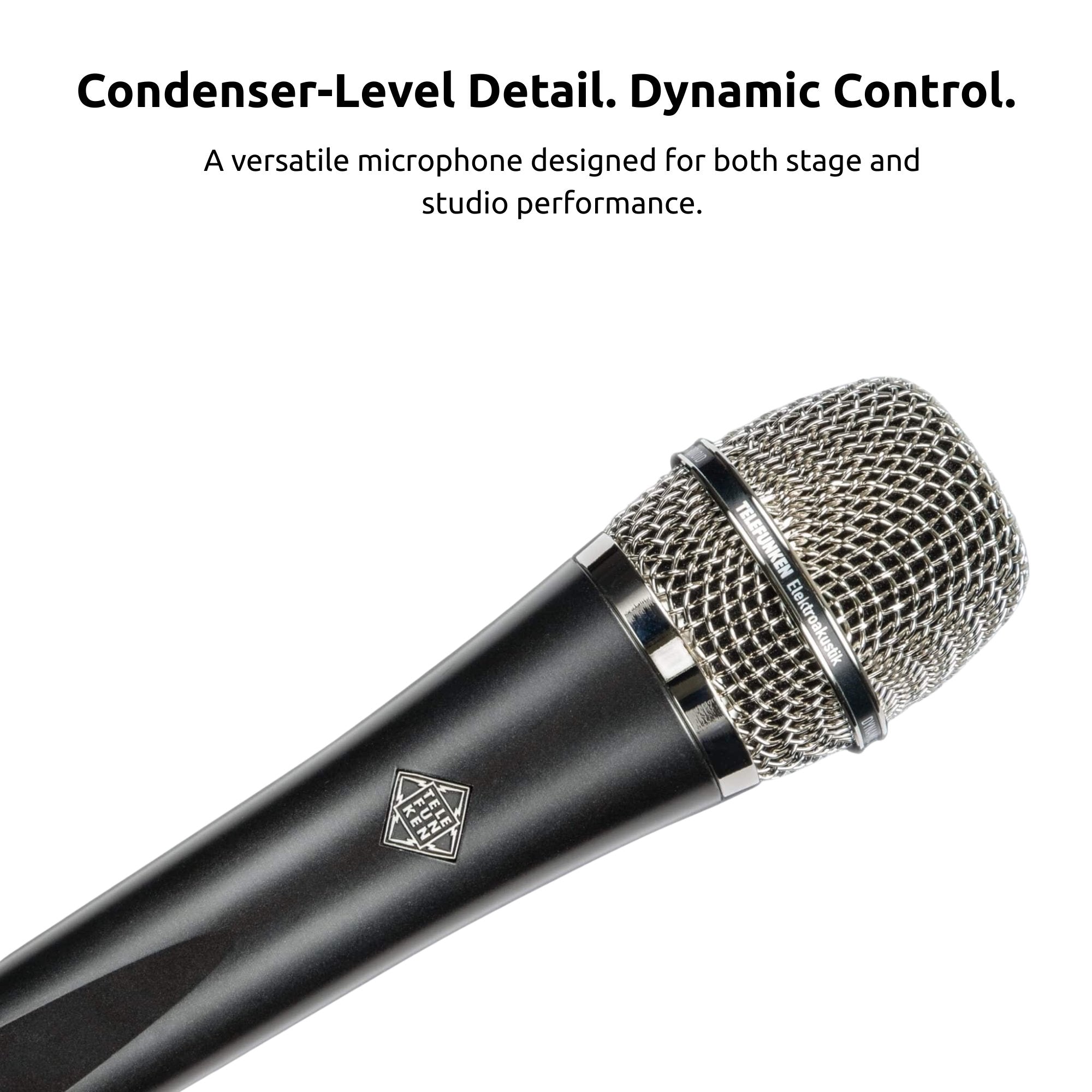 TELEFUNKEN M80 Dynamic Microphone; Black