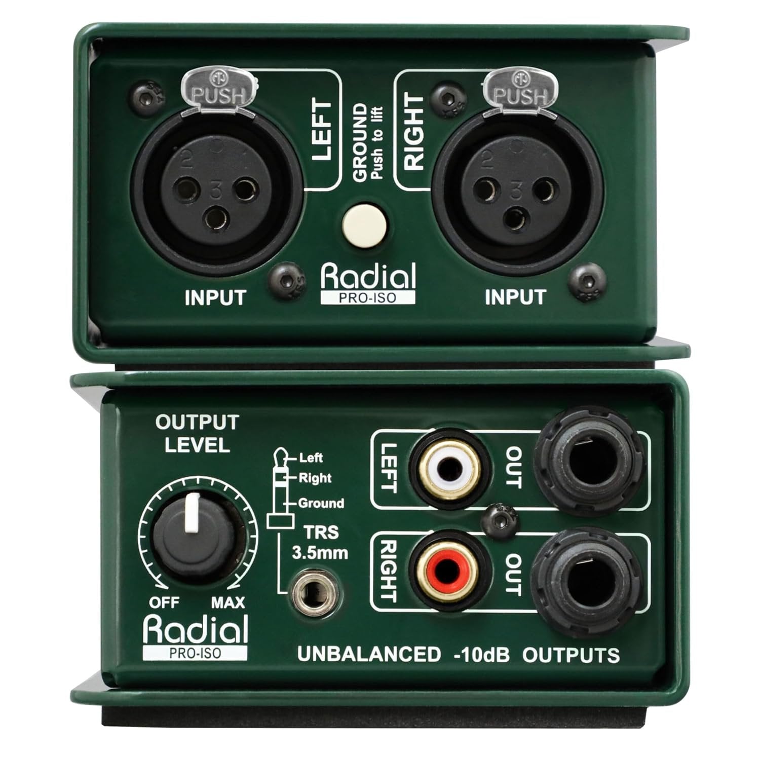 Radial Engineering Pro-ISO +4/-10 dB Stereo Line Isolator NEW