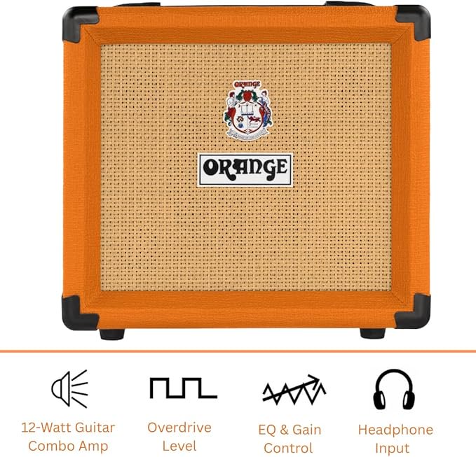 Orange Amps Electric Guitar Power Amplifier, (Crush12)