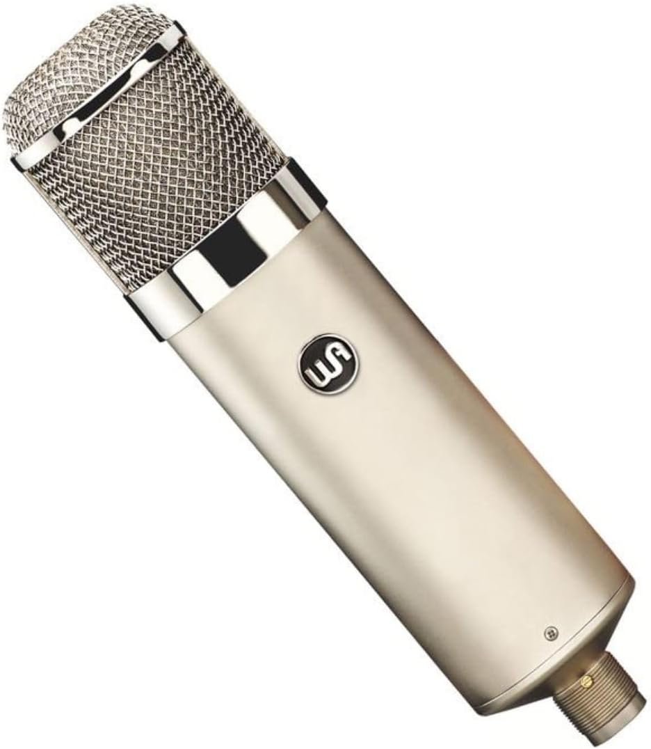 Liquid Audio Warm Audio WA-47 True '47 Style Capsule Tube Condenser Microphone Bundle w/Shock Mount, Pig Hog 8mm XLR Mic Cable Polishing Cloth