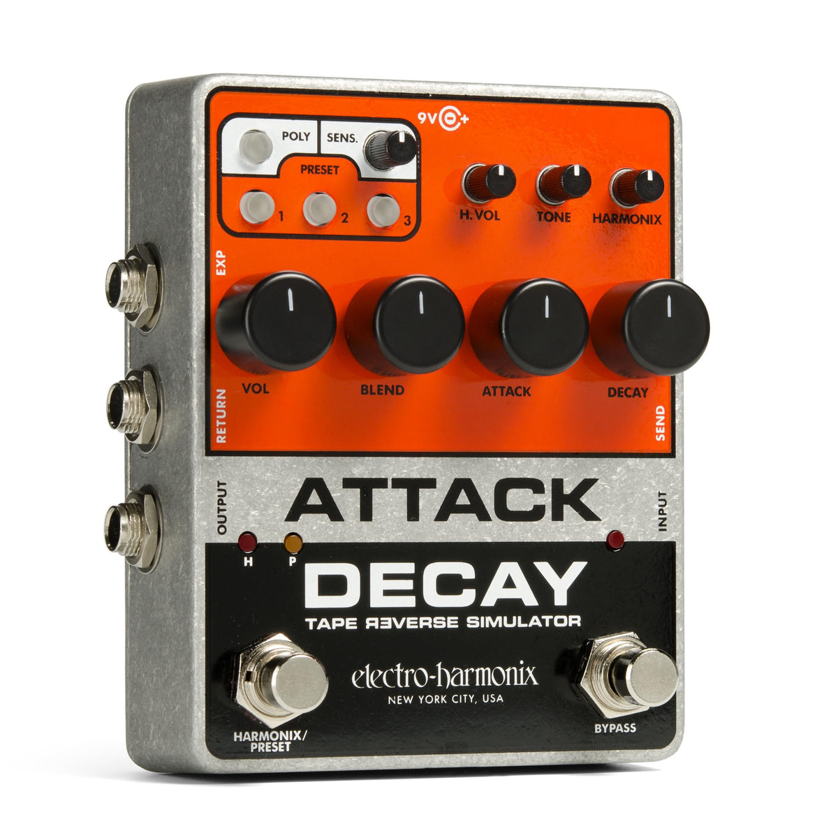 Electro-Harmonix Attack Decay Tape Reverse Simulator Pedal
