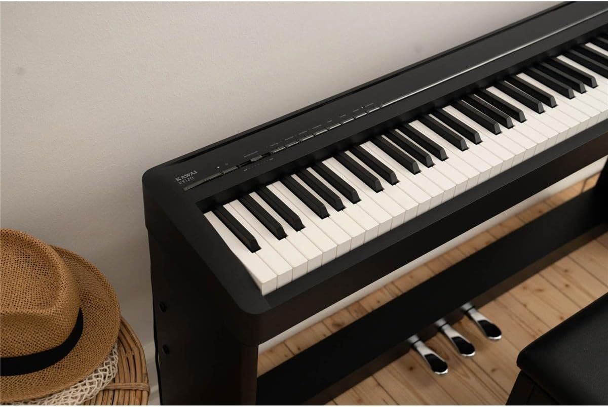Kawai ES120 88-key Digital Piano with Speakers - Black